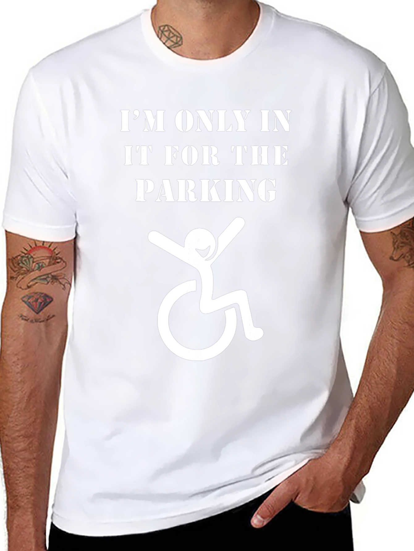 Funny Handicap Parking T-Shirt