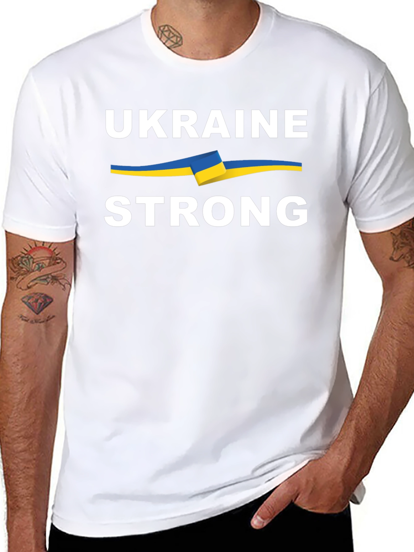 Ukraine Strong Black T-Shirt