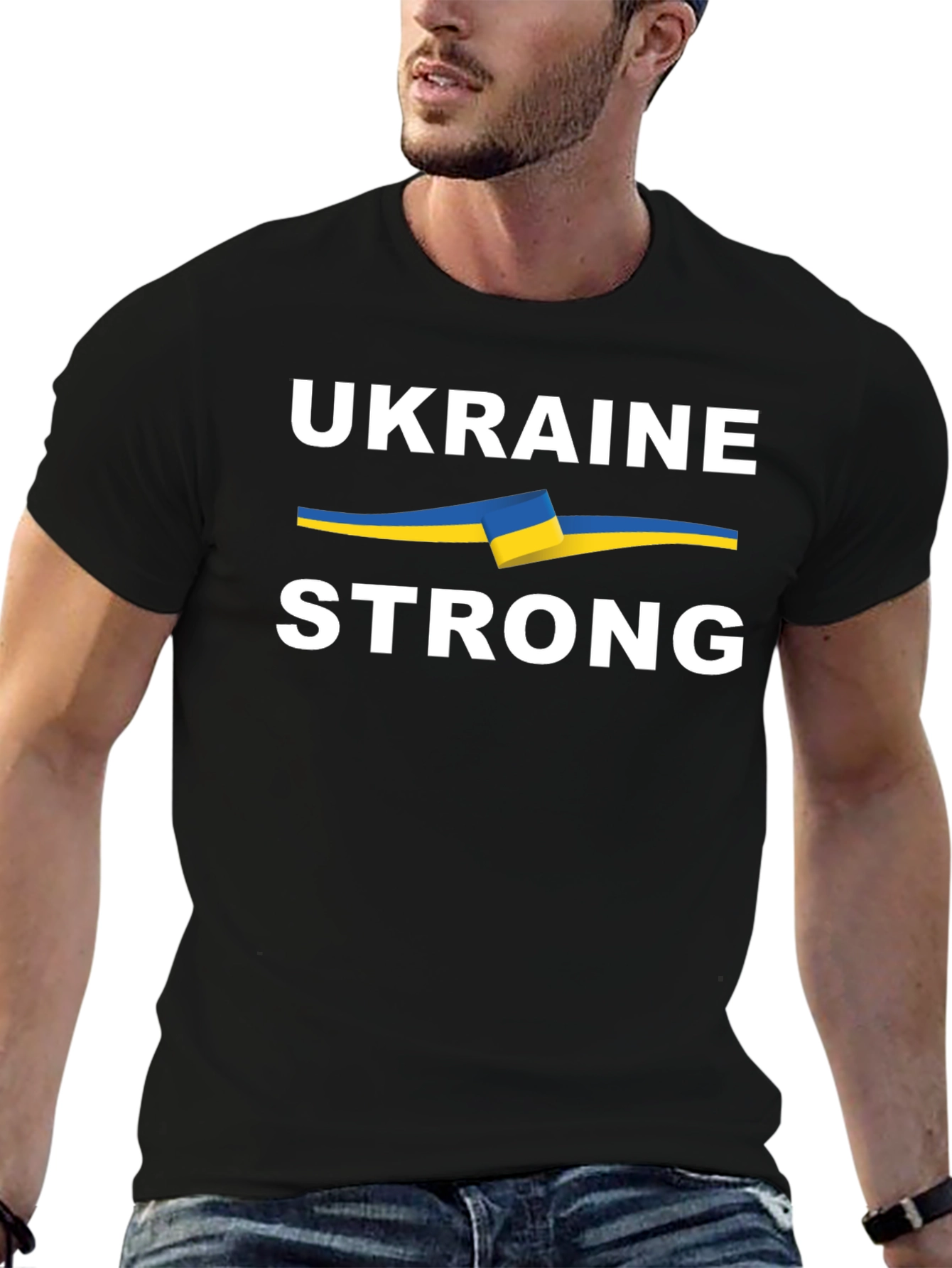 Ukraine Strong Black T-Shirt
