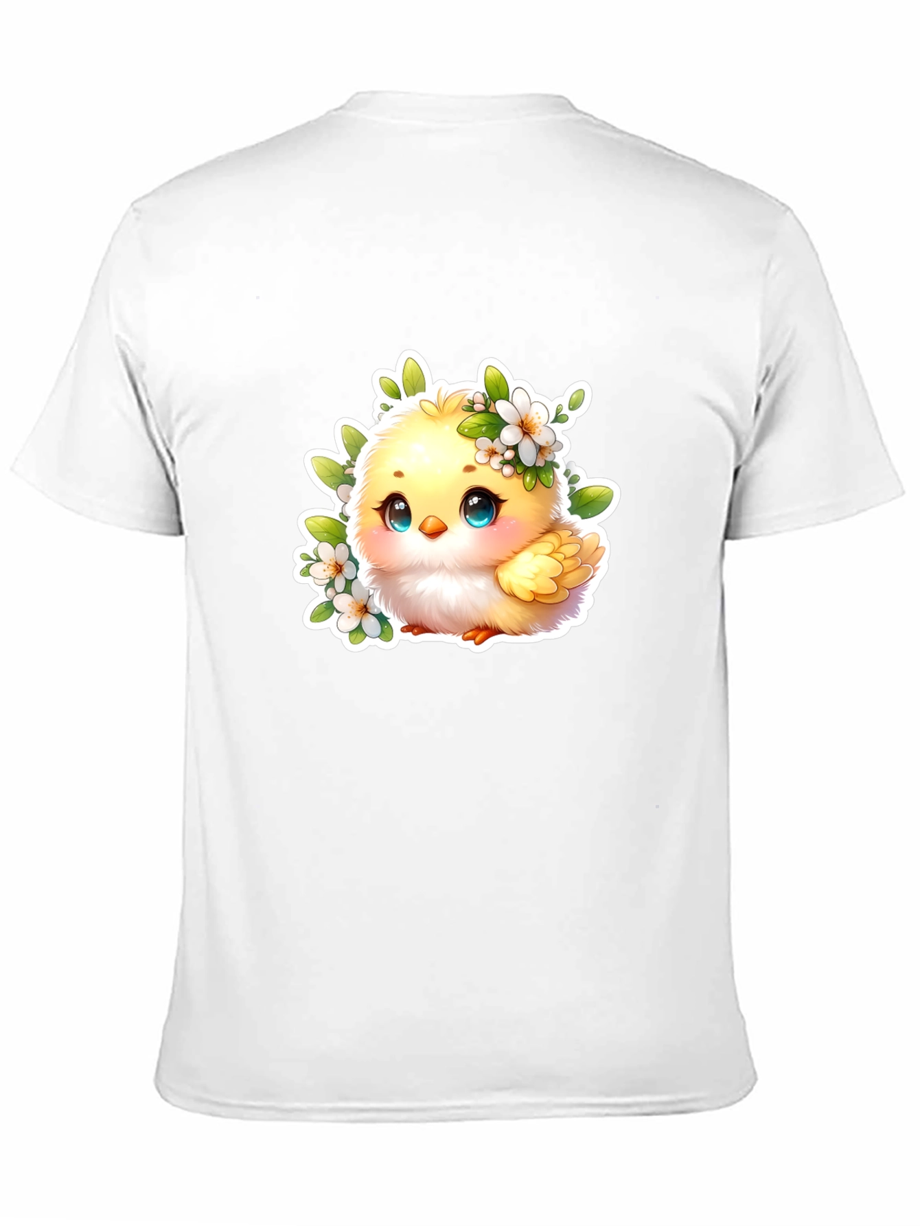 Cute Chick Graphic T-Shirt - Black