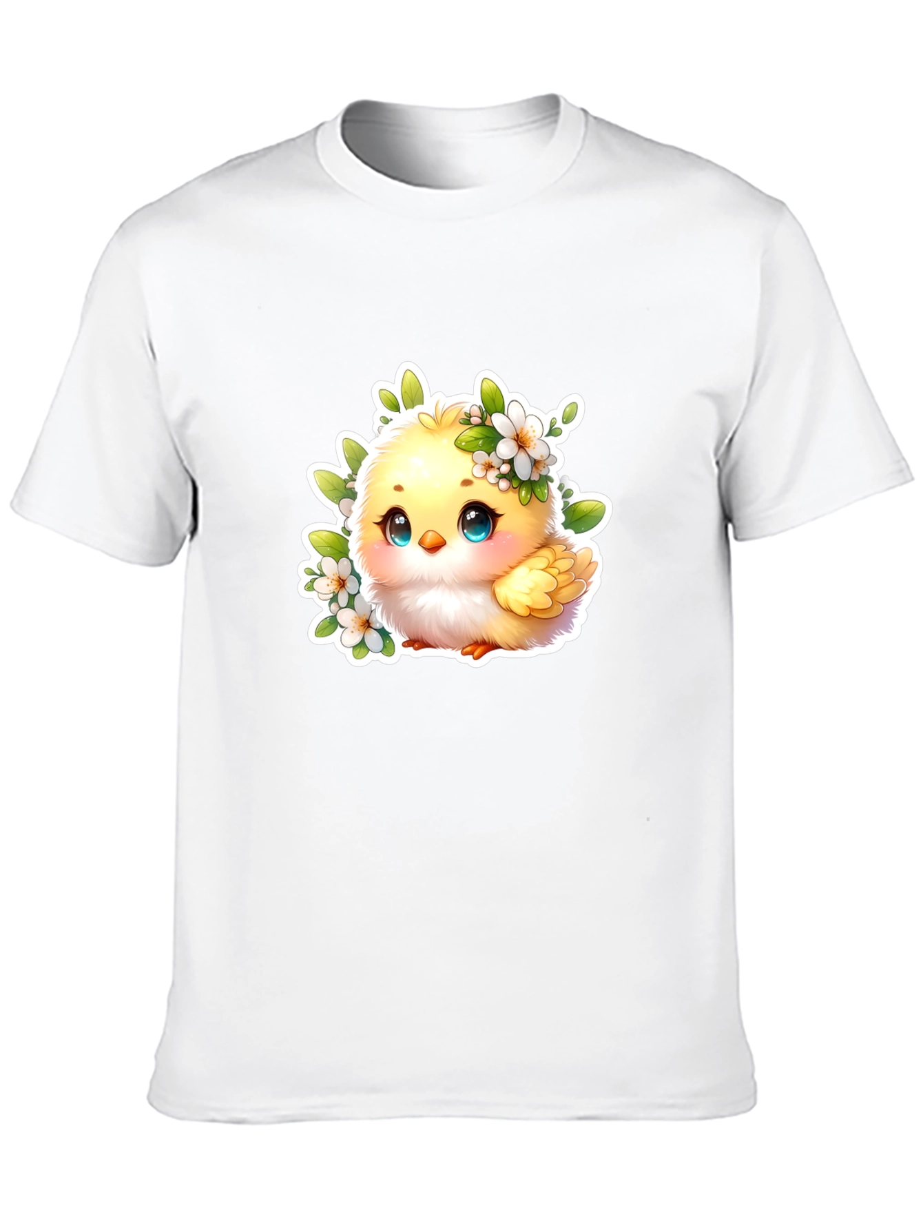 Cute Chick Graphic T-Shirt - Black