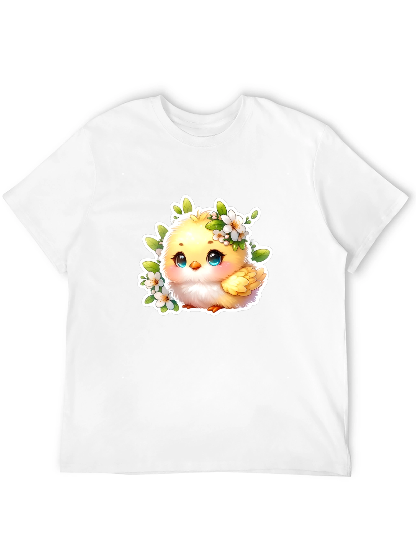 Cute Chick Graphic T-Shirt - Black
