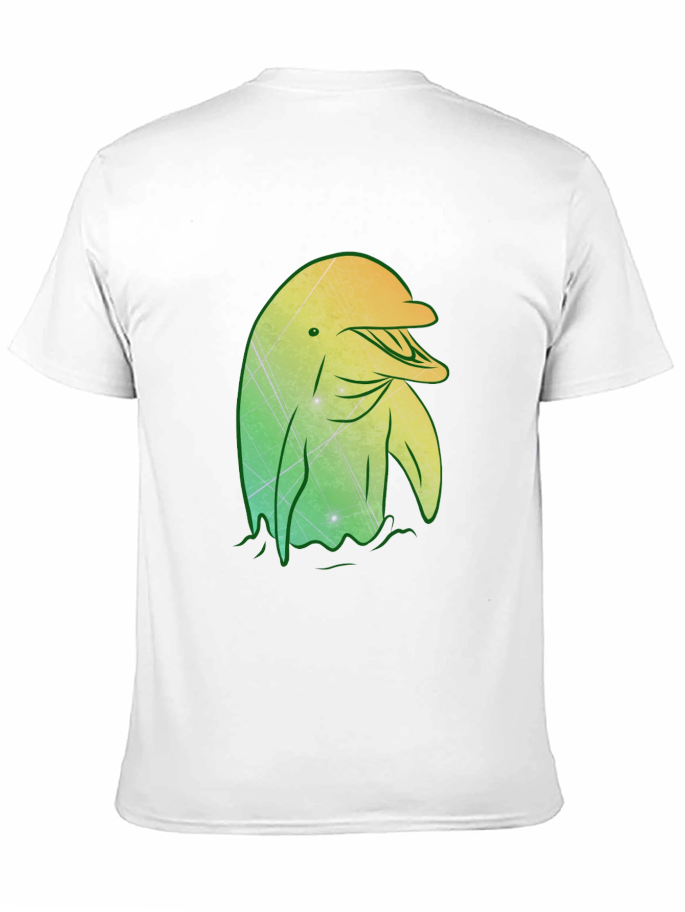 Dolphin Graphic Tee - Stylish Mens Black T-Shirt