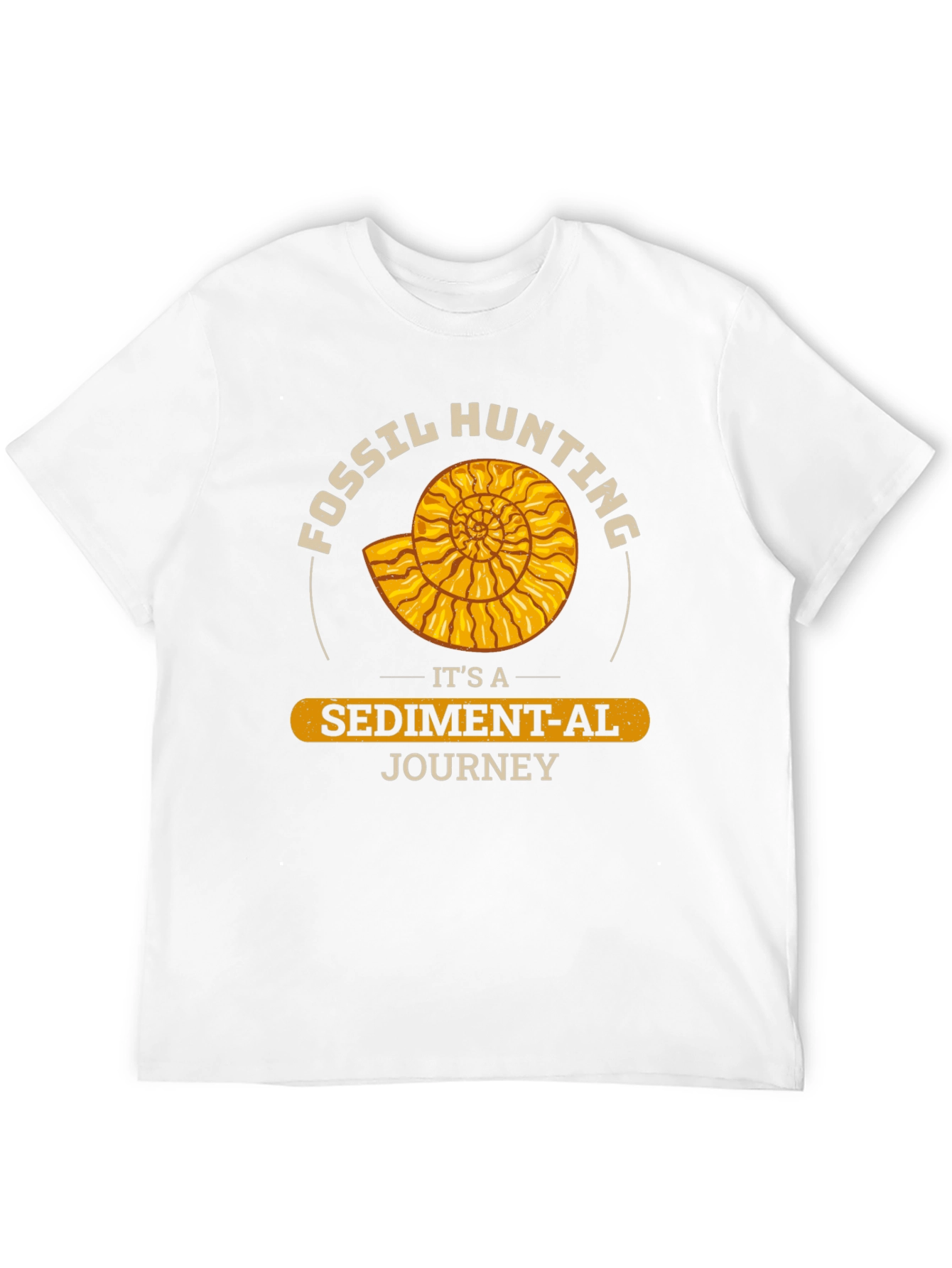 Fossil Hunting Sediment-al Journey Black T-Shirt