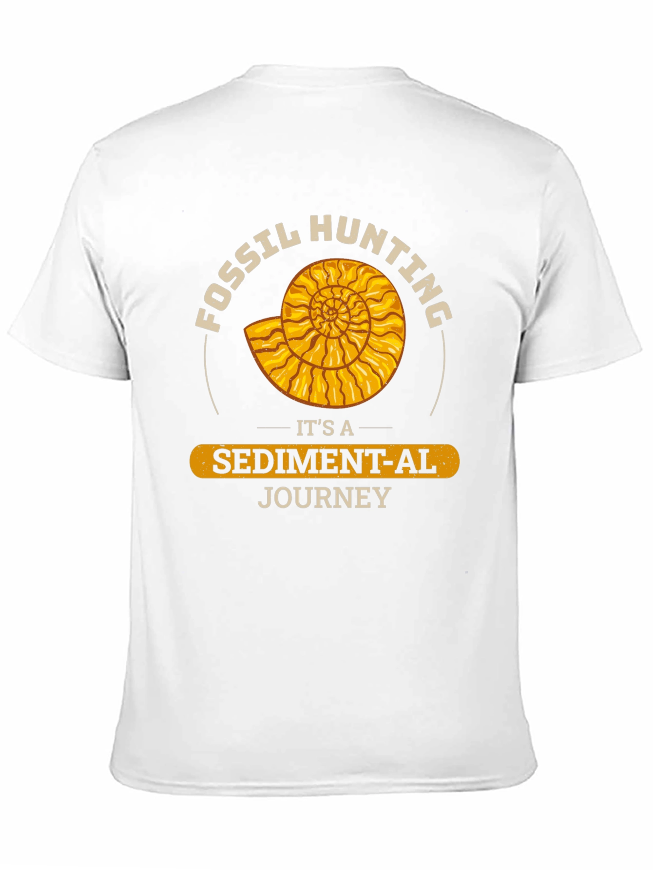 Fossil Hunting Sediment-al Journey Black T-Shirt