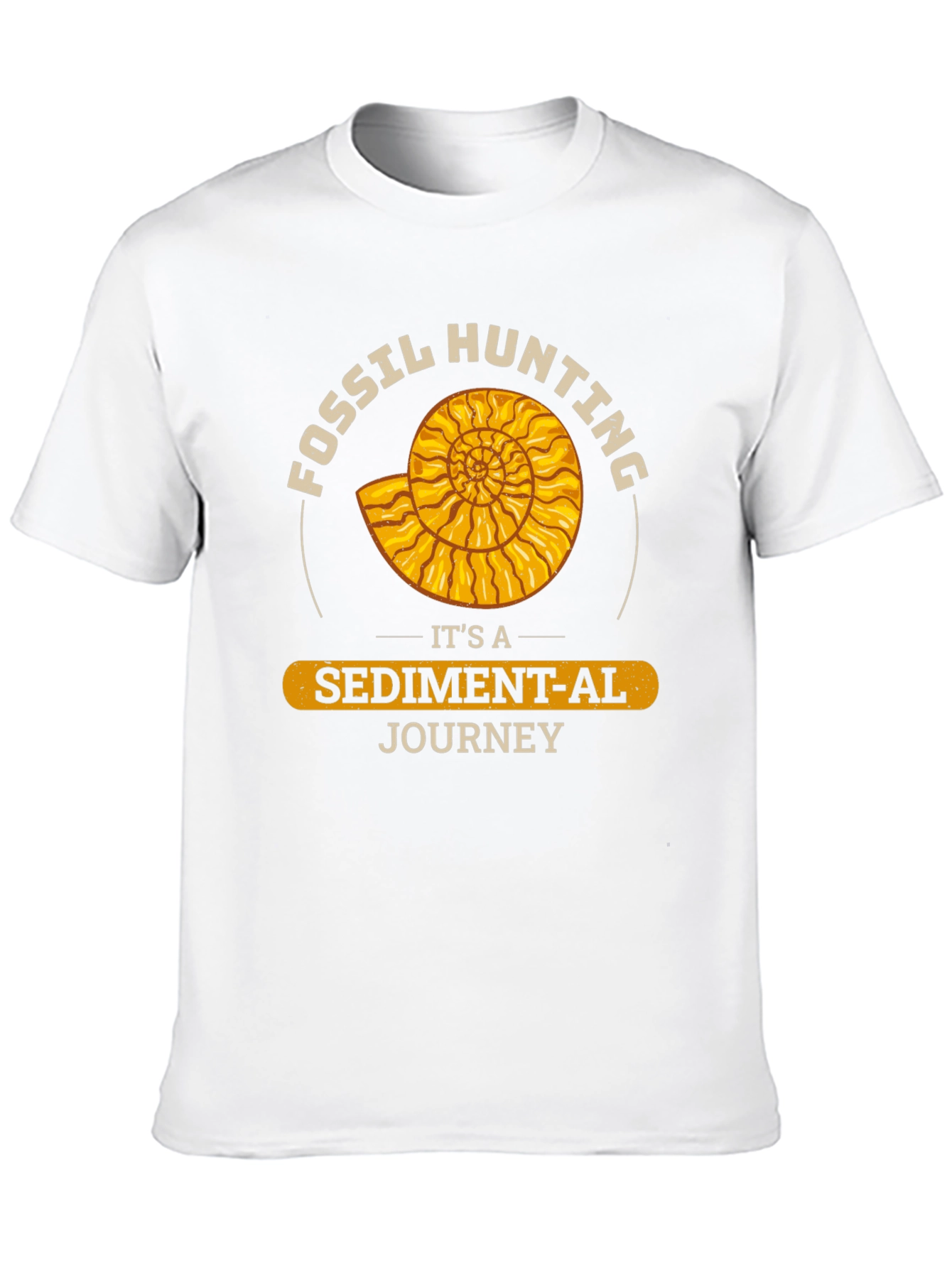 Fossil Hunting Sediment-al Journey Black T-Shirt