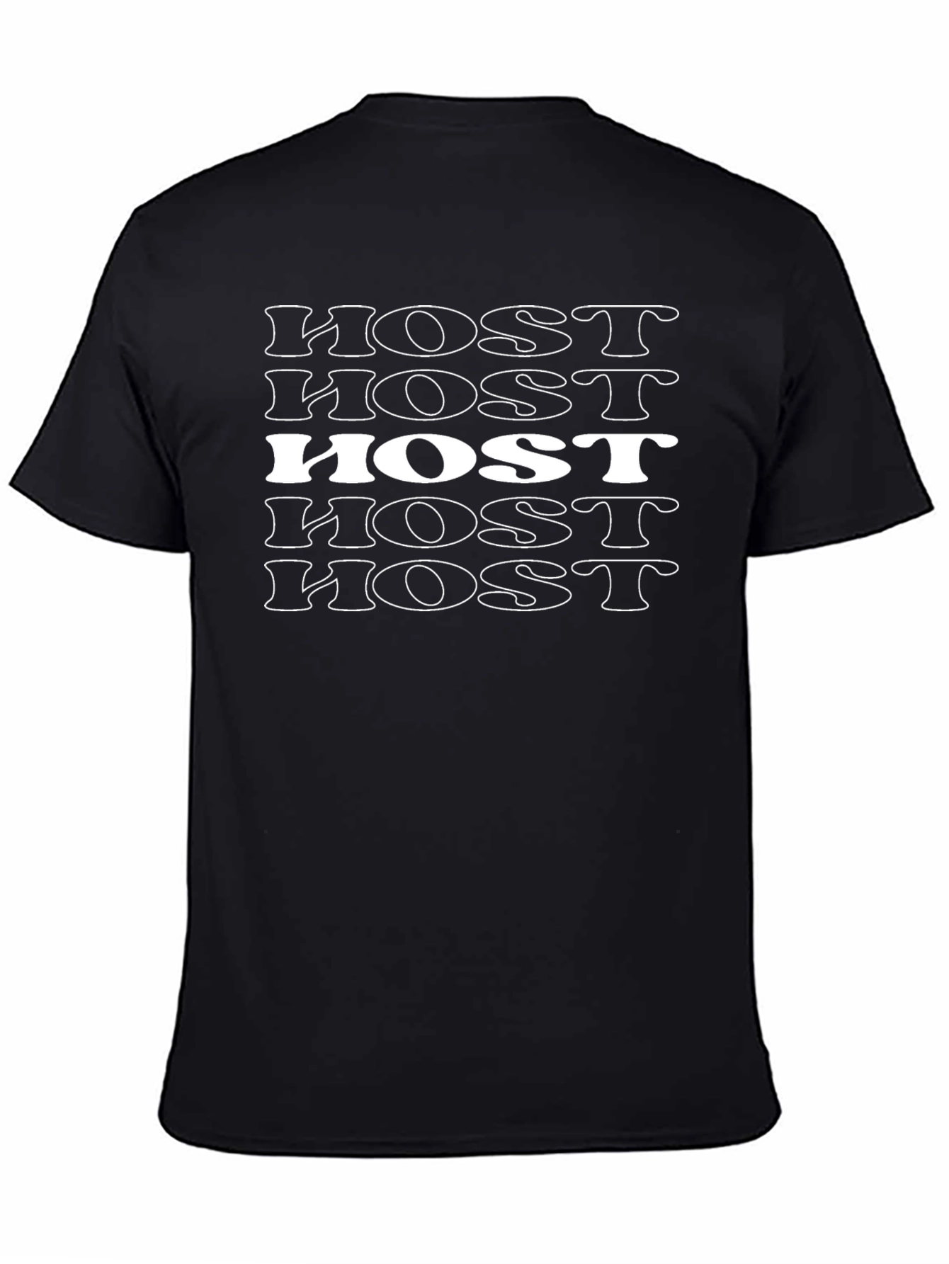 HOST Graphic T-Shirt - Mens Black Tee