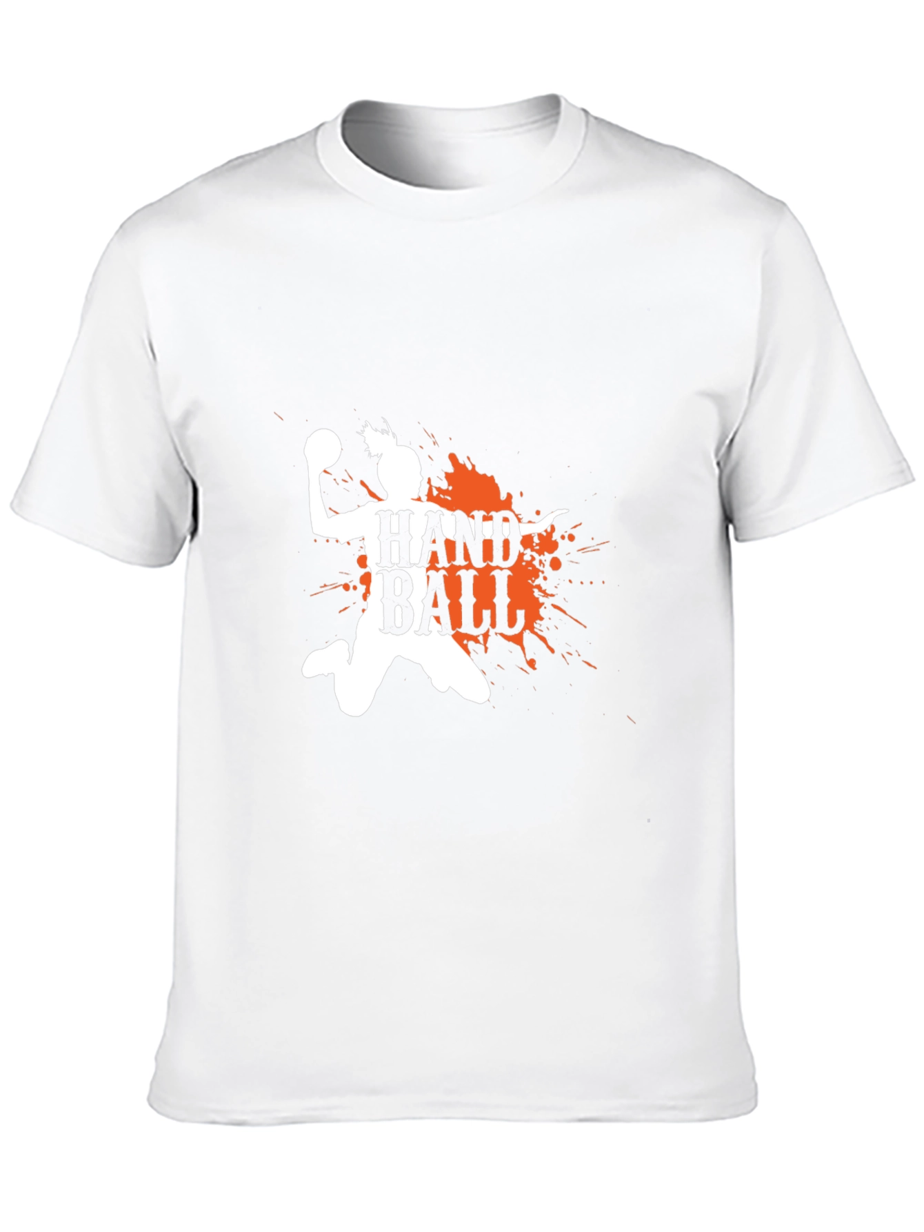 Handball Player Graphic Print T-Shirt