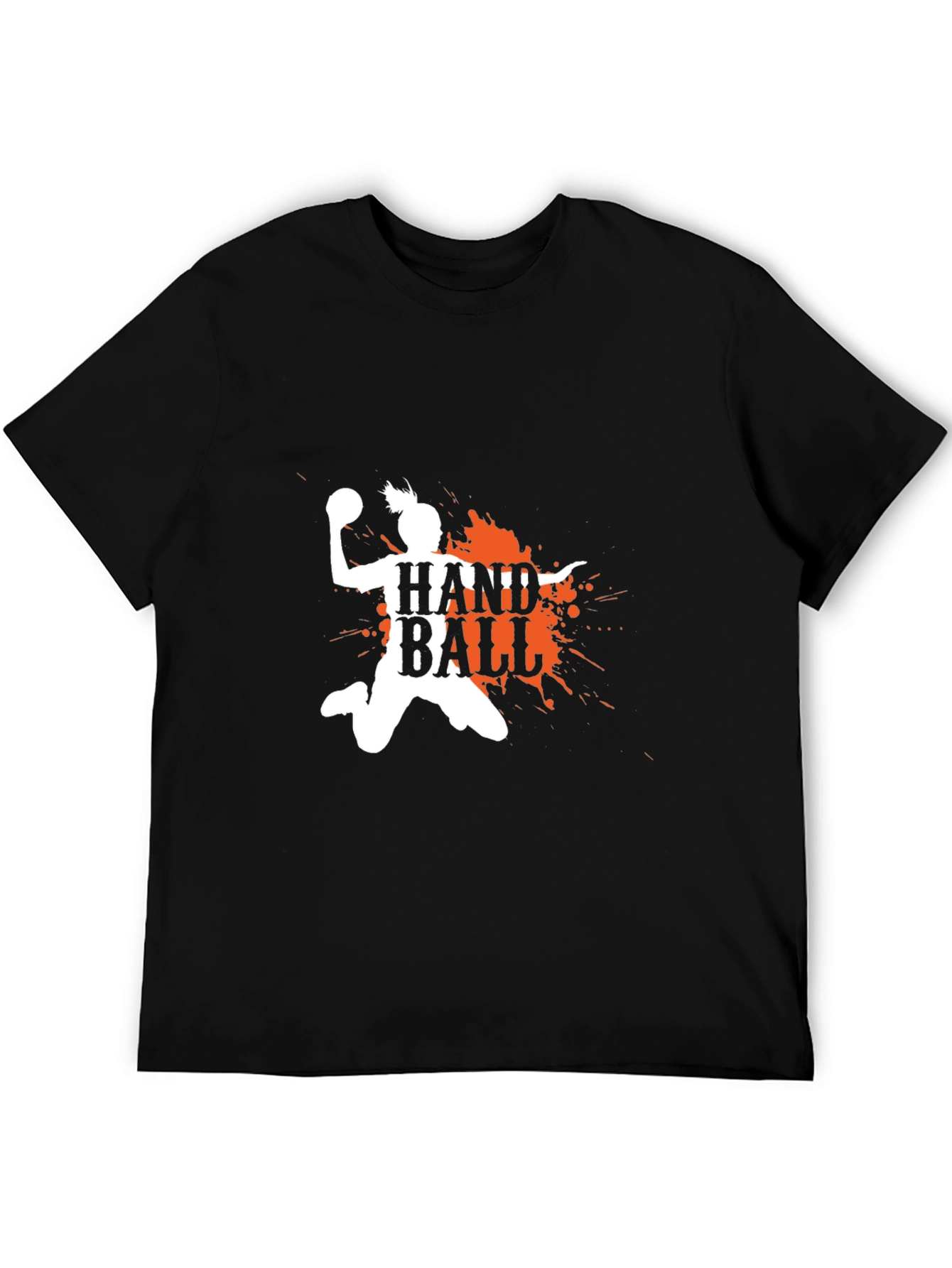 Handball Player Graphic Print T-Shirt