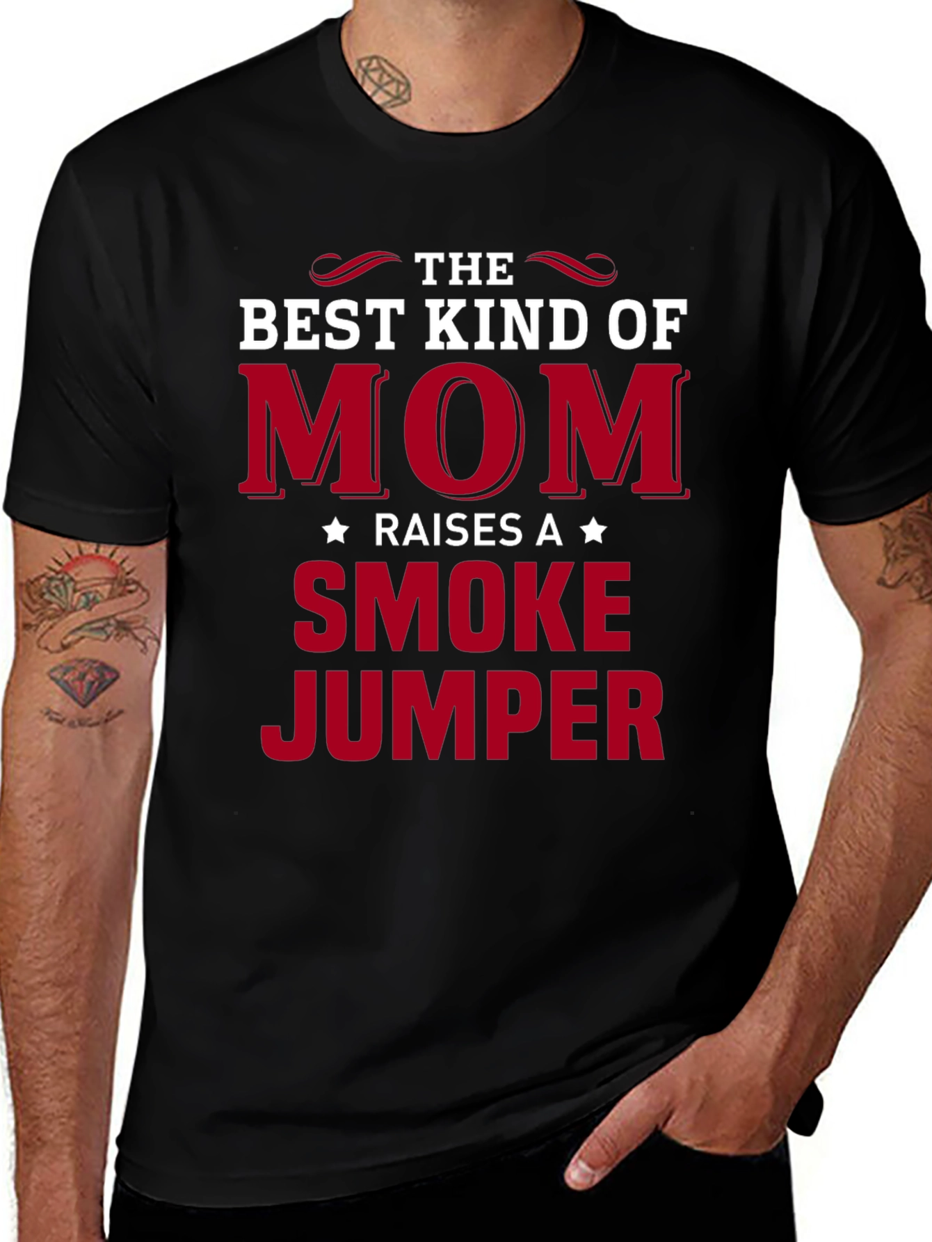 Best Kind of Mom Raises a Smoke Jumper T-Shirt