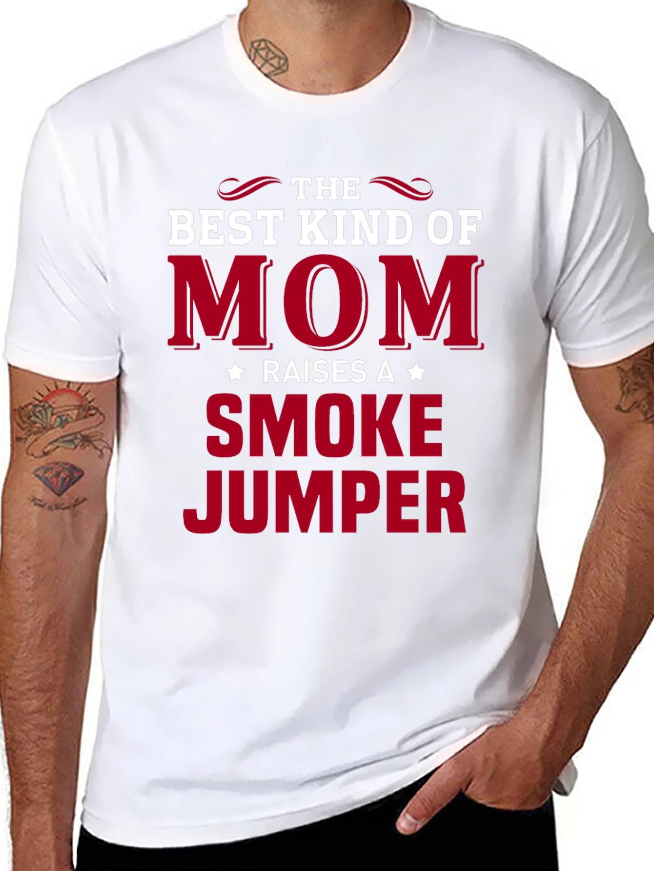 Best Kind of Mom Raises a Smoke Jumper T-Shirt