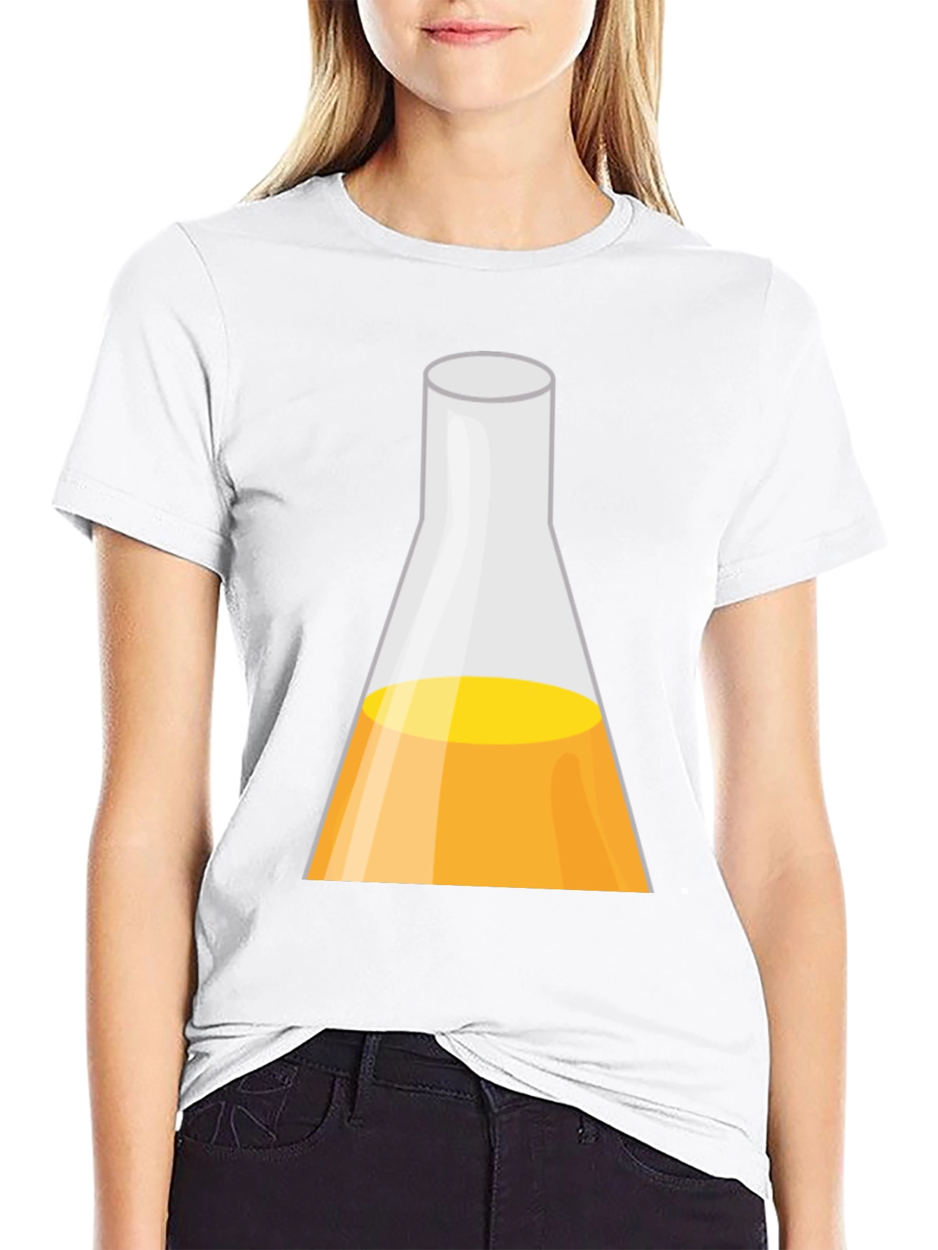 Science Beaker Graphic T-Shirt