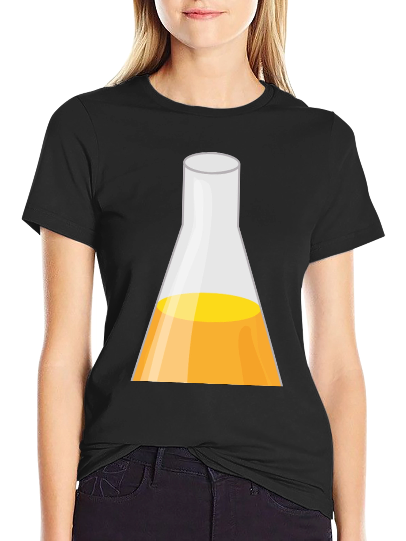 Science Beaker Graphic T-Shirt