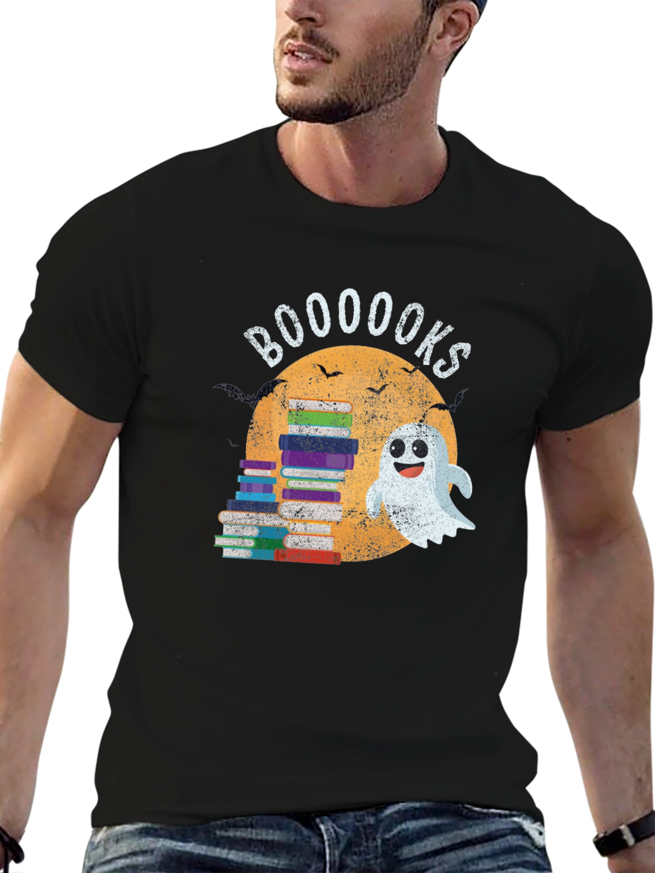 BOOOOOKS Halloween T-Shirt