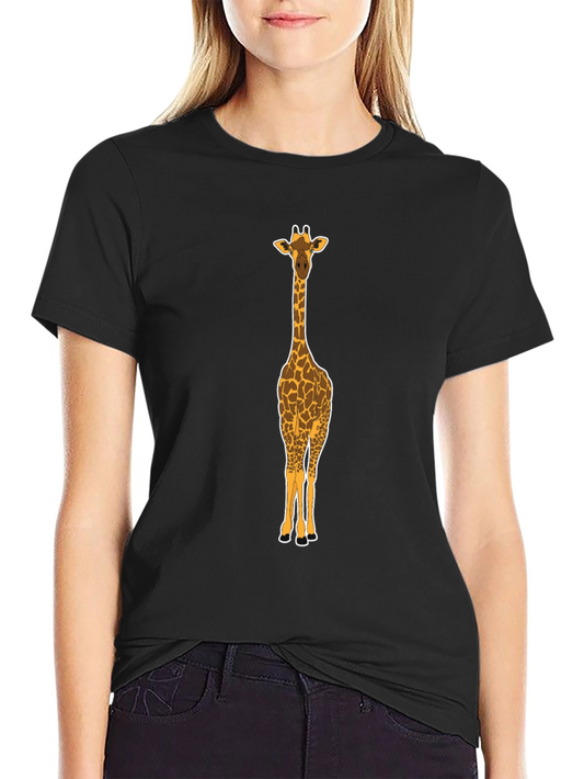 Giraffe Graphic Tee - Black