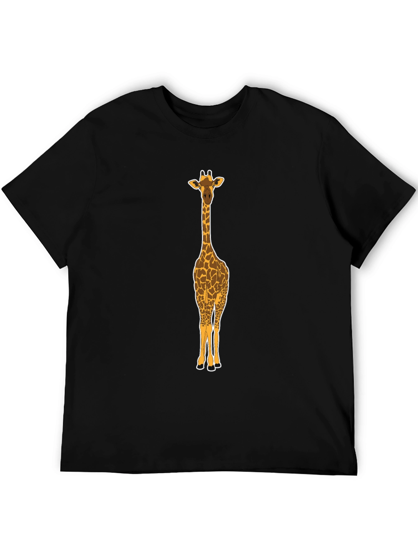 Giraffe Graphic Tee - Black