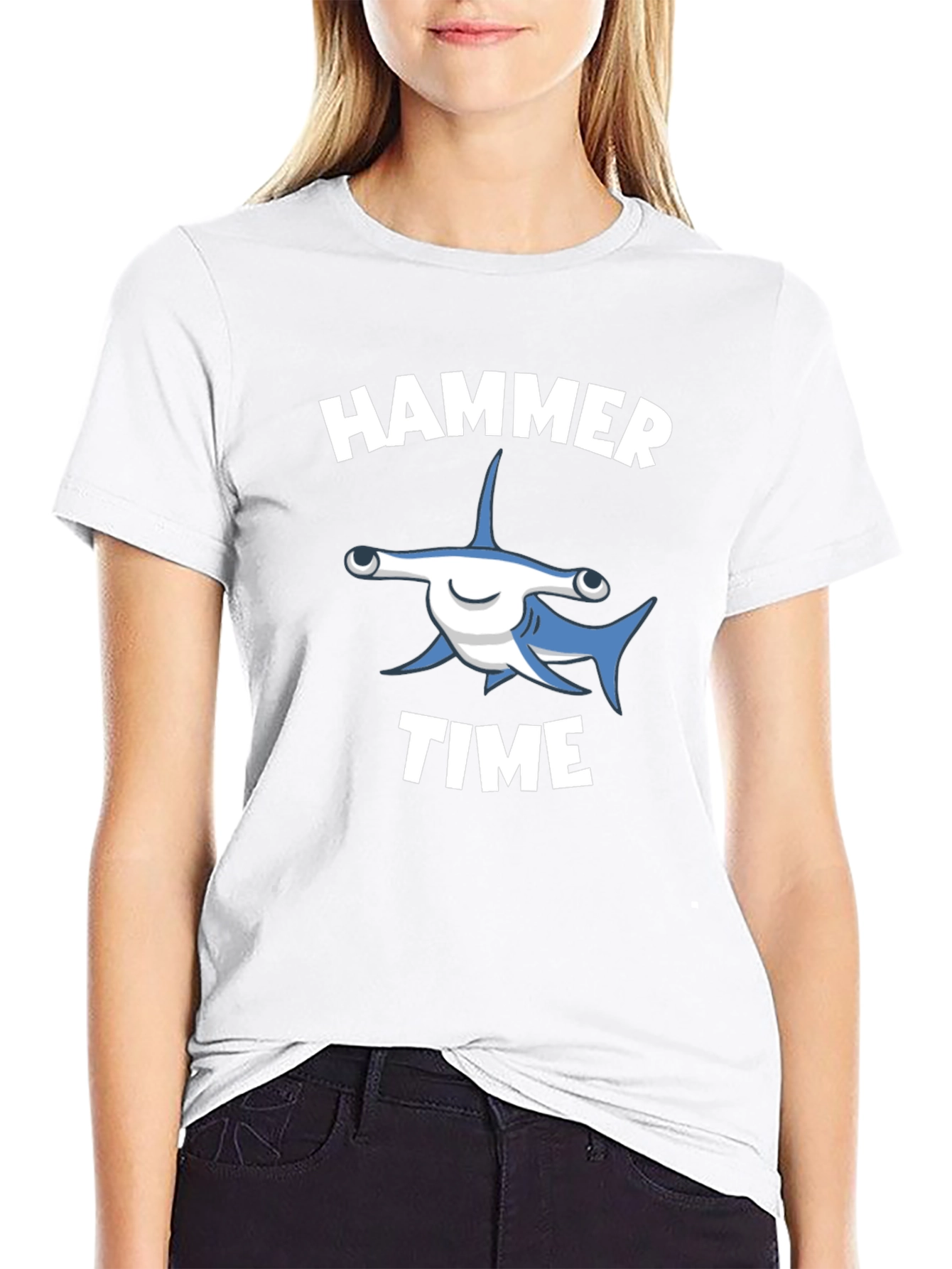Hammer Time T-Shirt - Shark Graphic Tee