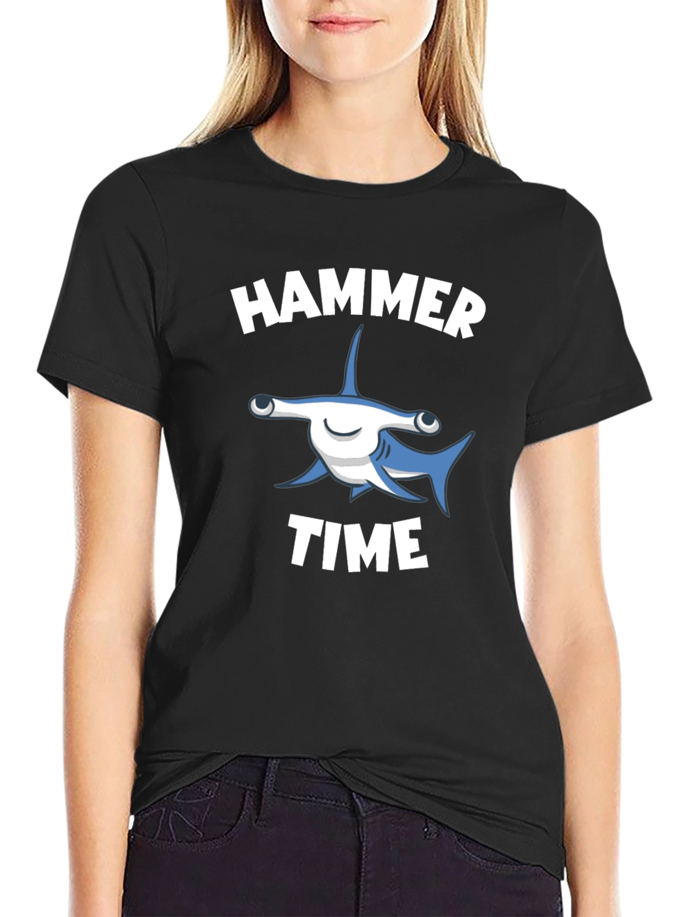 Hammer Time T-Shirt - Shark Graphic Tee