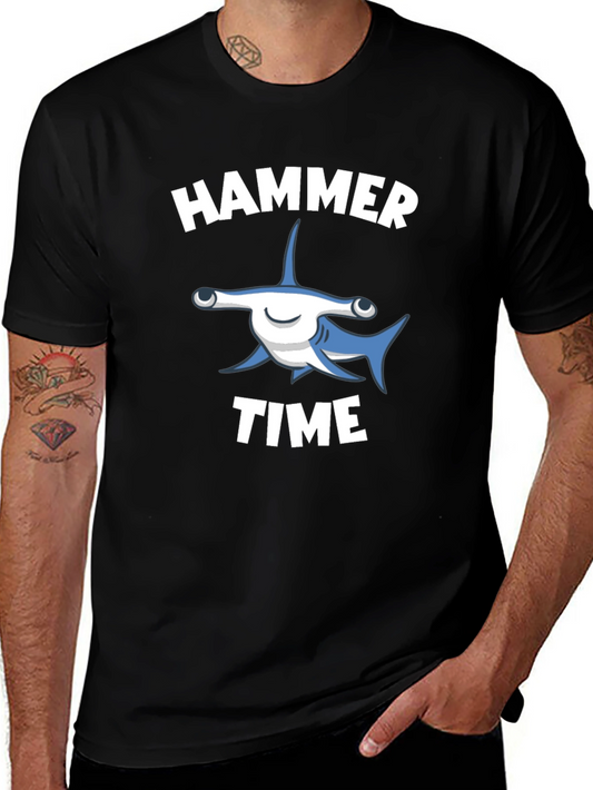Hammer Time T-Shirt - Shark Graphic Tee