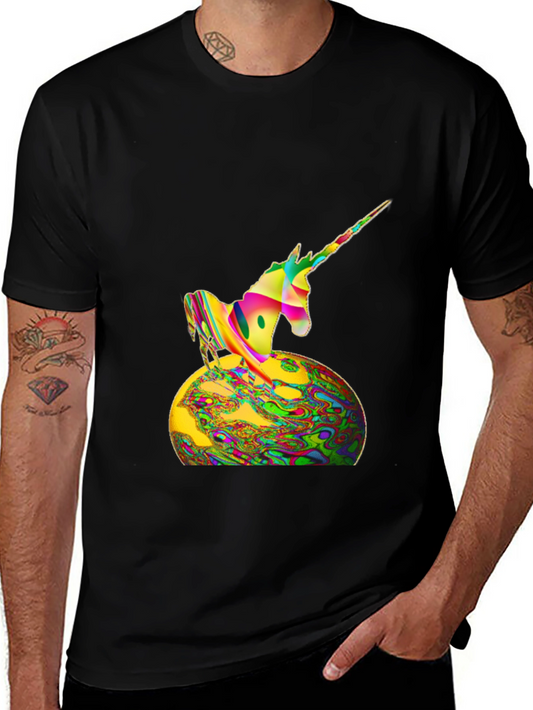 Psychedelic Unicorn Graphic Tee
