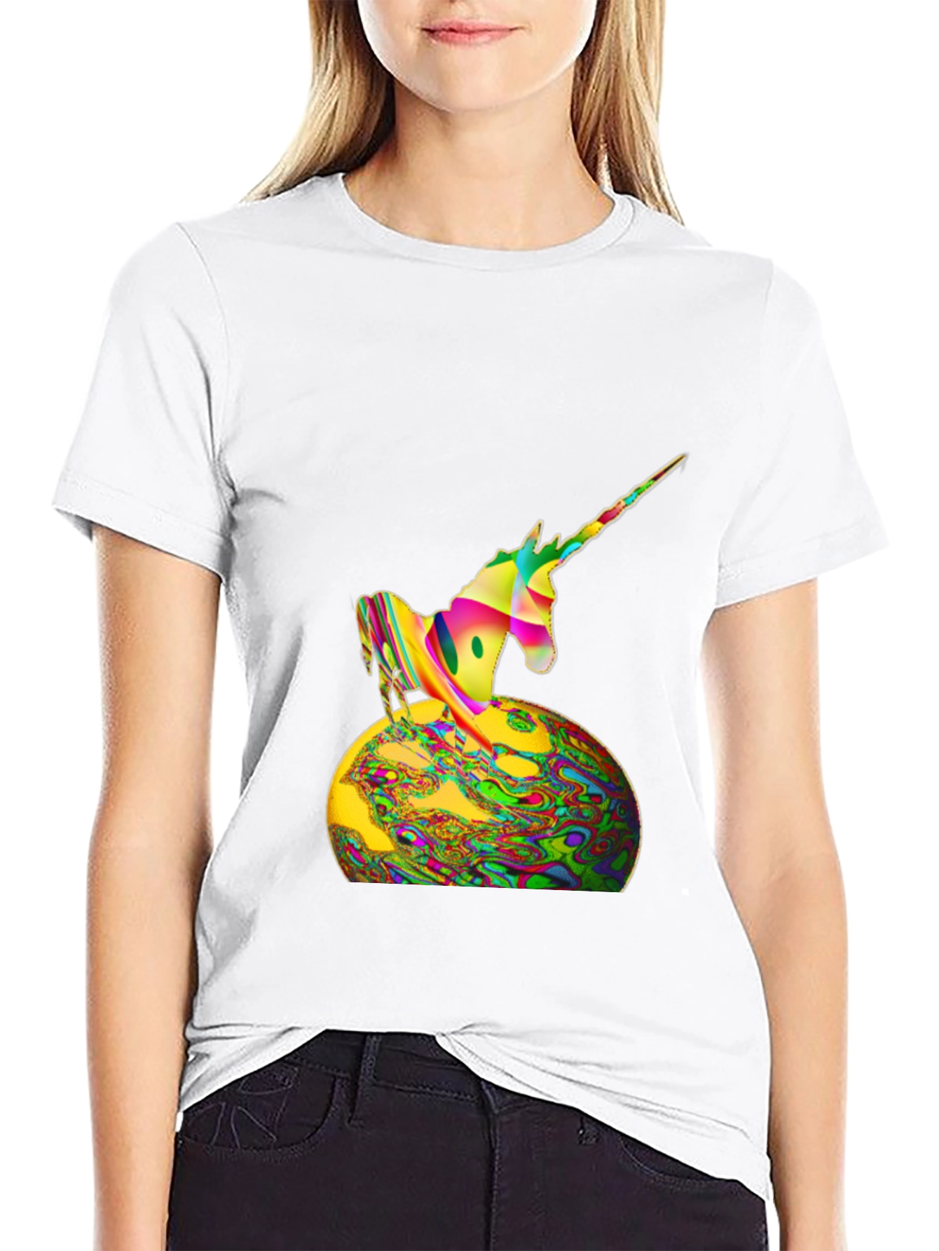 Psychedelic Unicorn Graphic Tee