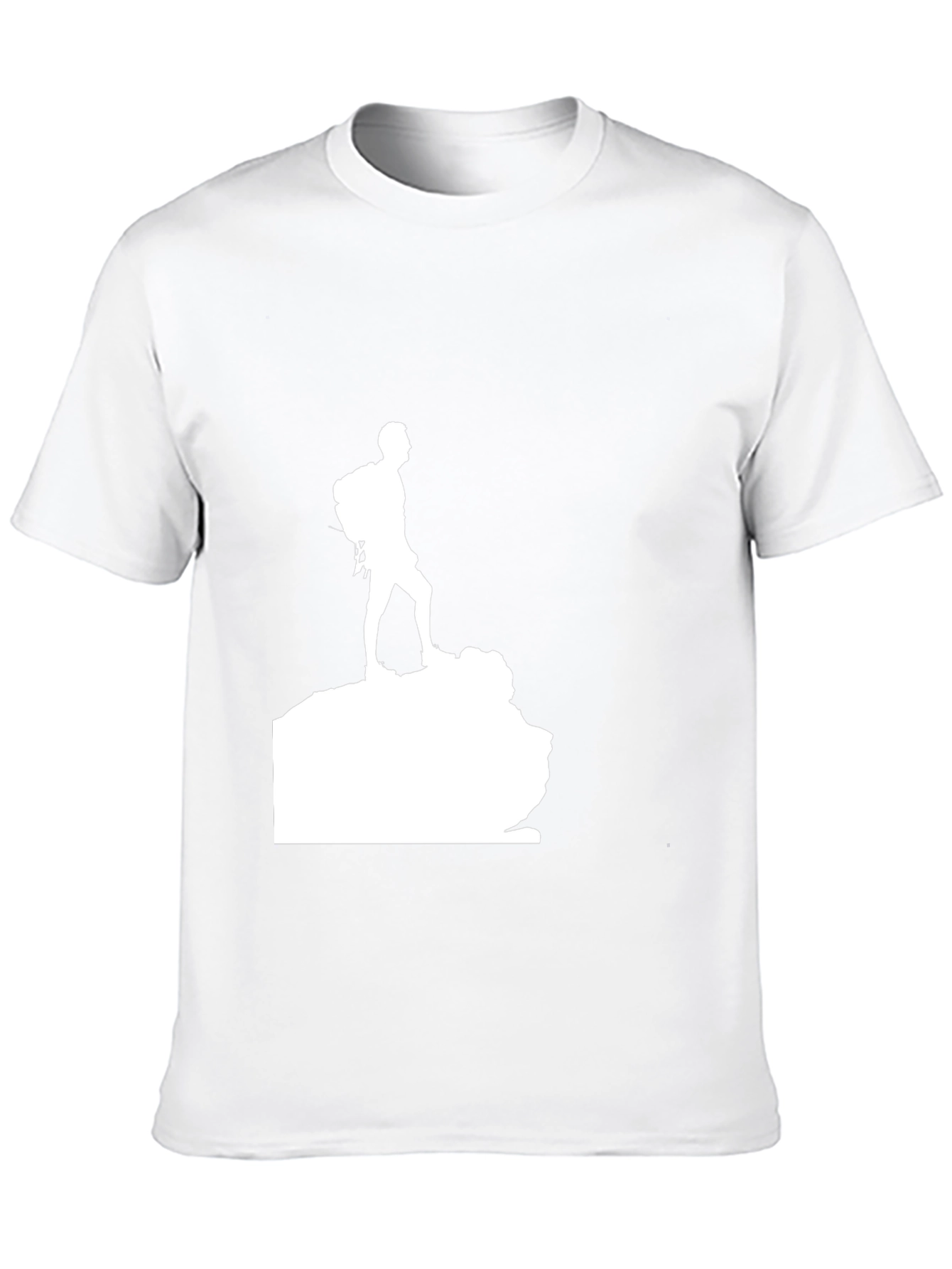 Hiking Silhouette Graphic Tee - Black