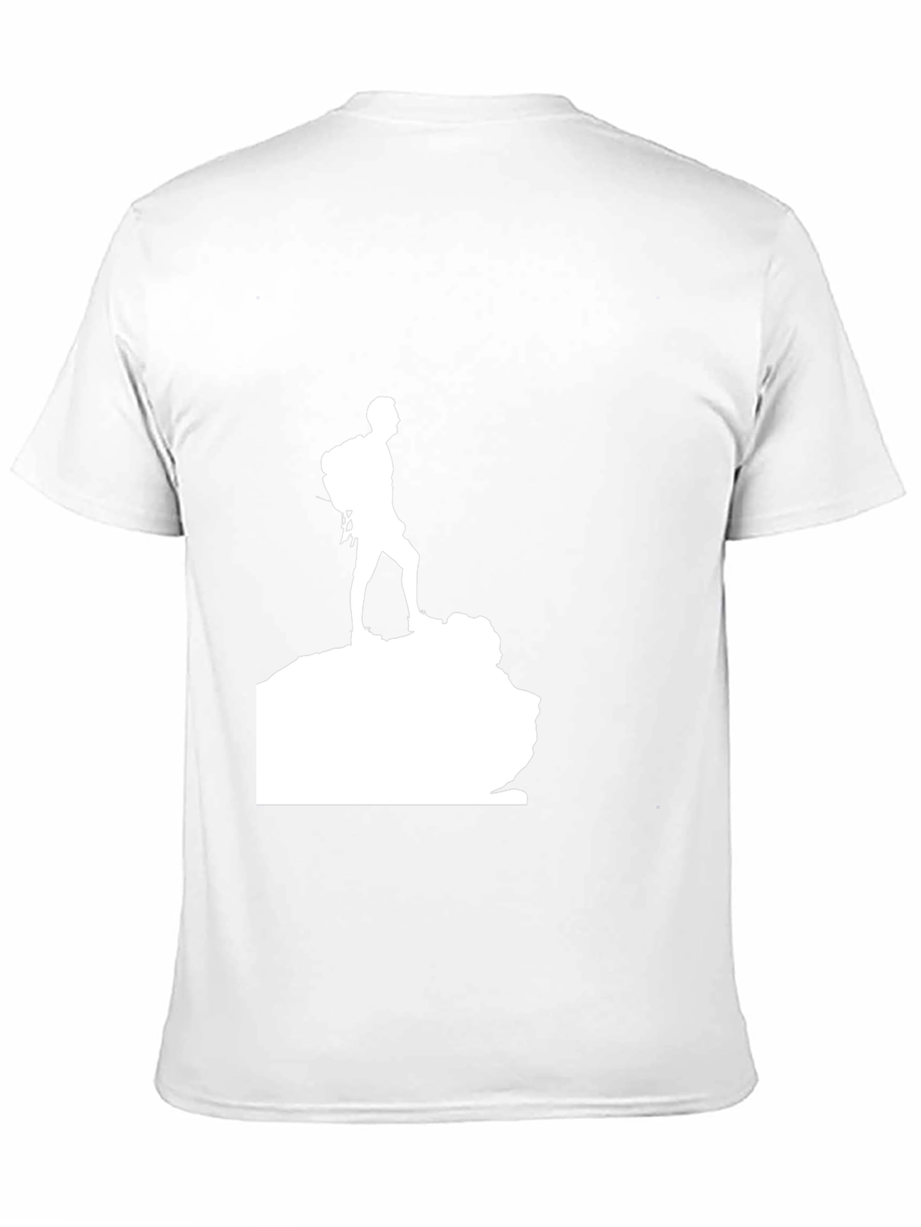 Hiking Silhouette Graphic Tee - Black