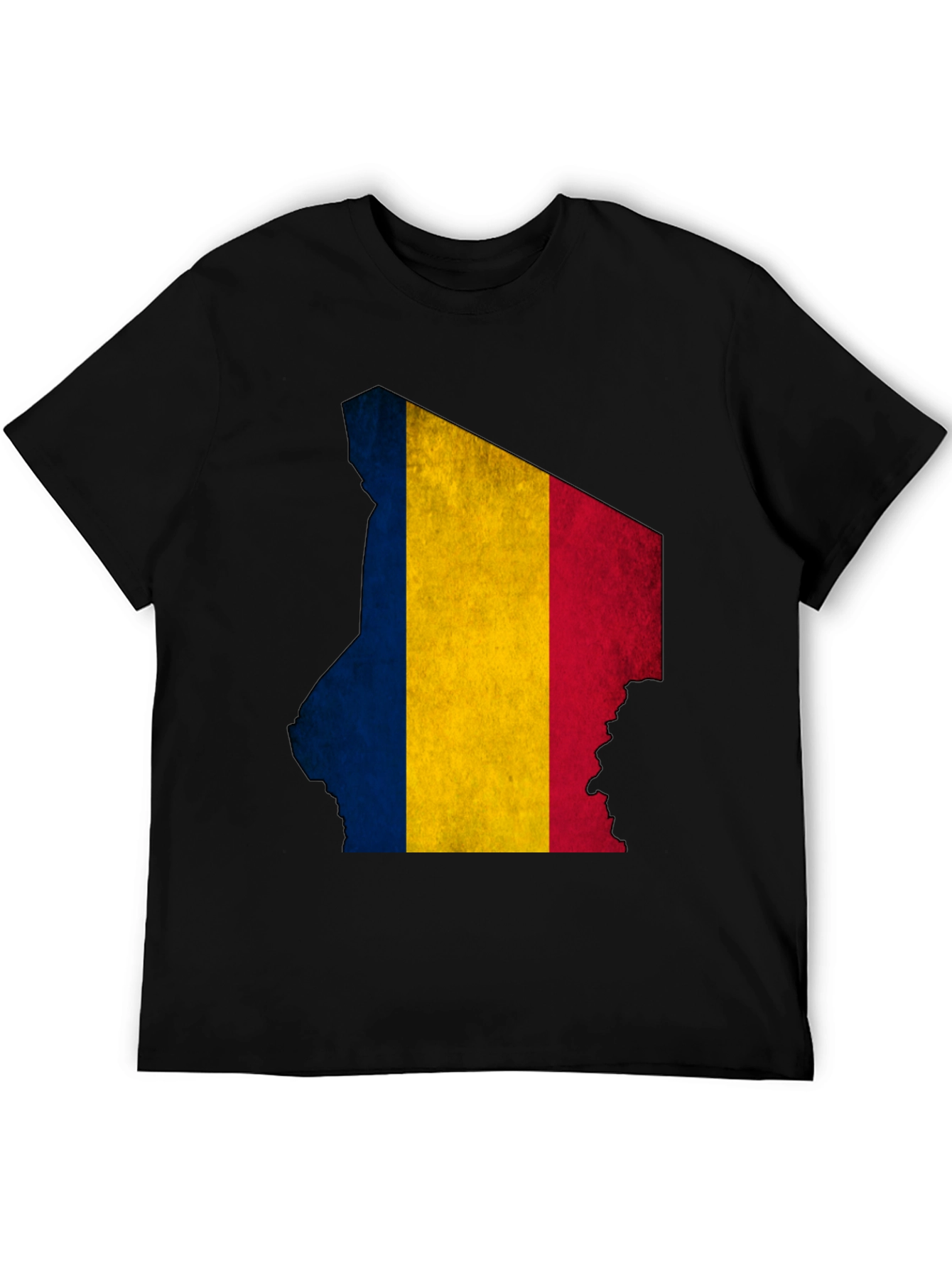 Chad Flag Map T-Shirt - Patriotic Pride