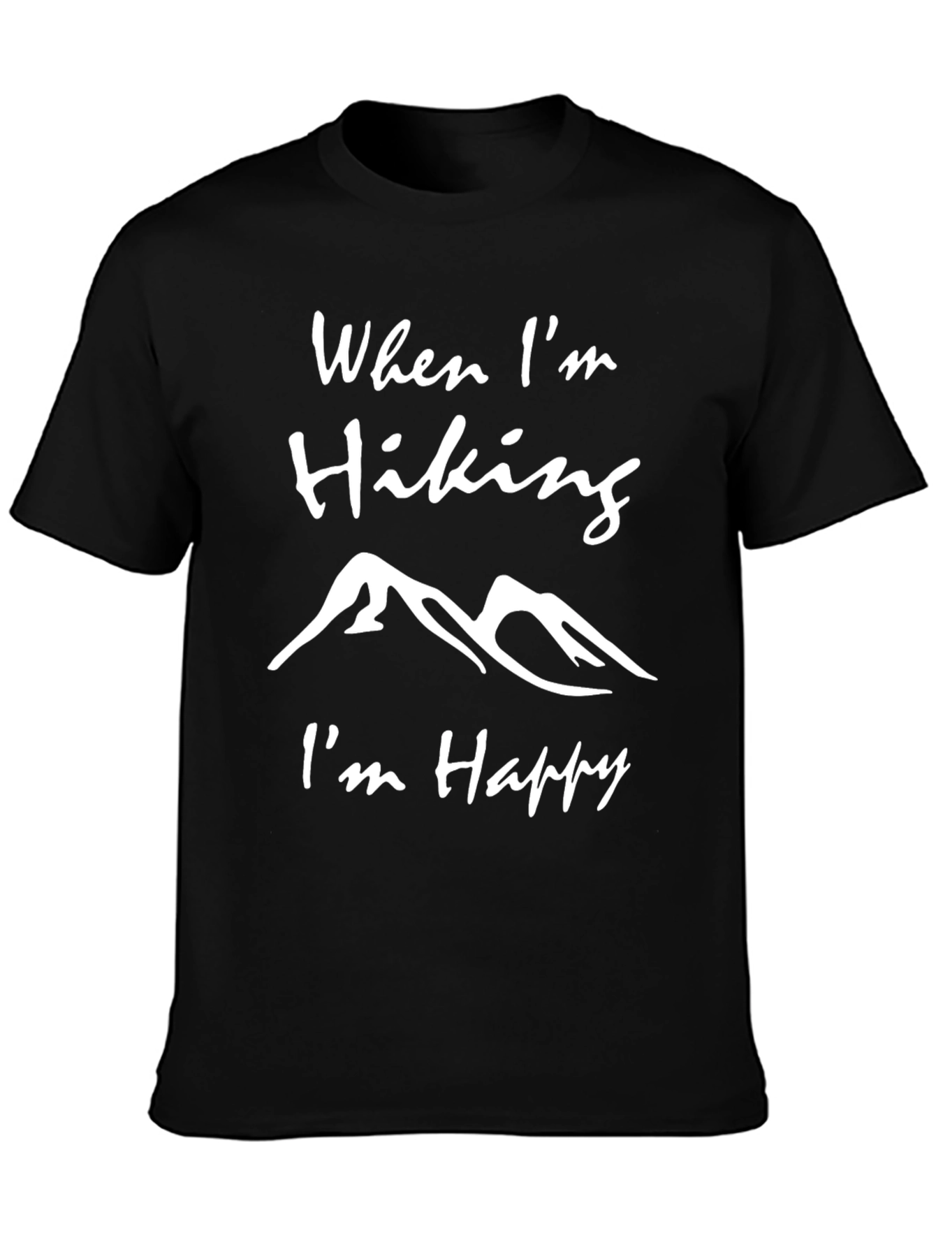 Hiking Lover T-Shirt - When Im Hiking Im Happy