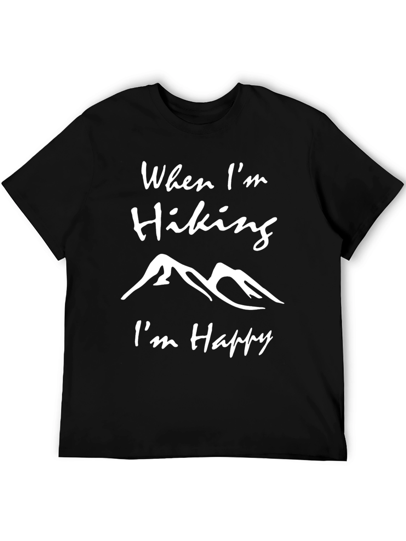 Hiking Lover T-Shirt - When Im Hiking Im Happy