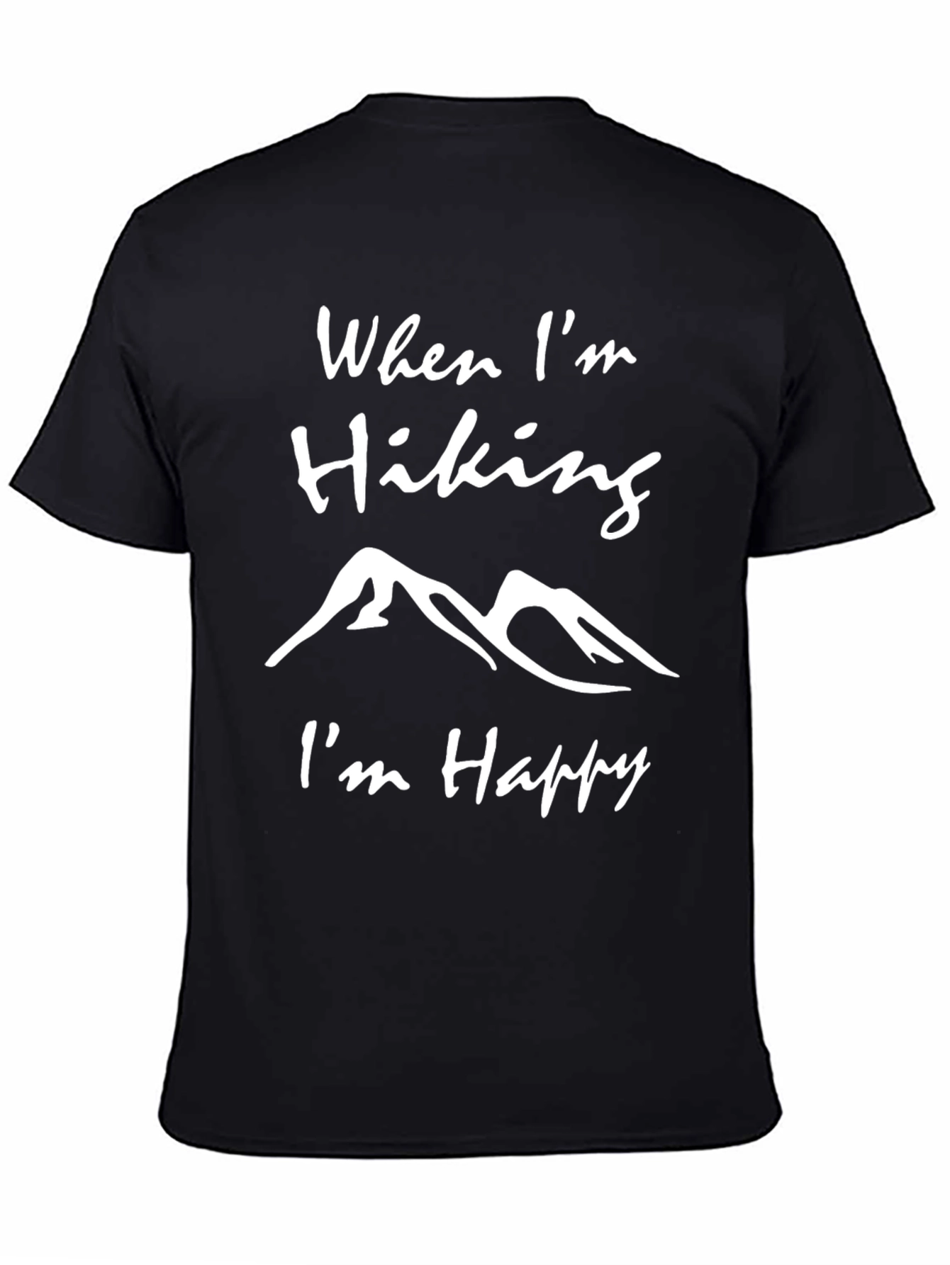 Hiking Lover T-Shirt - When Im Hiking Im Happy