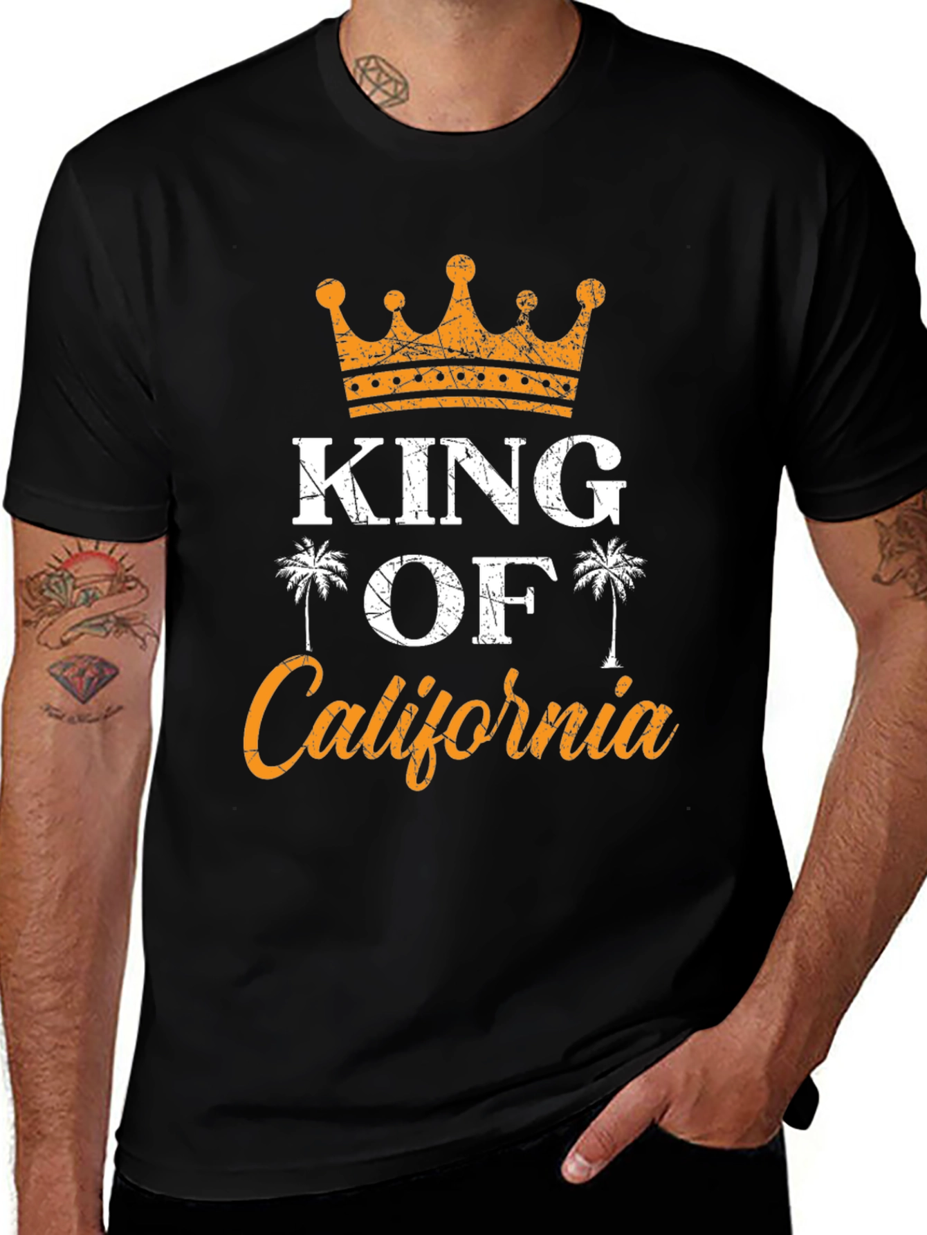 King of California Graphic T-Shirt