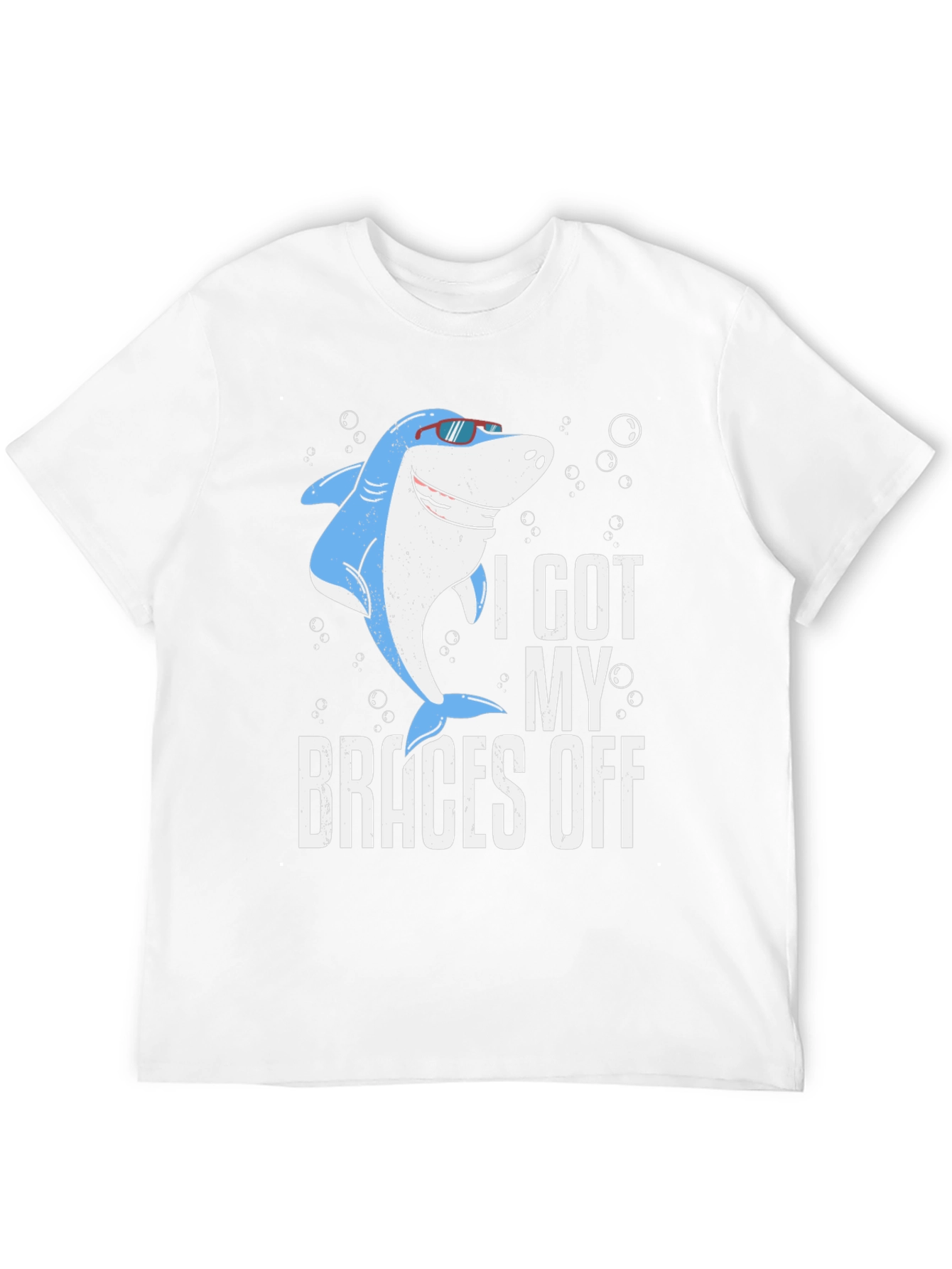 Funny Shark Braces Off T-Shirt