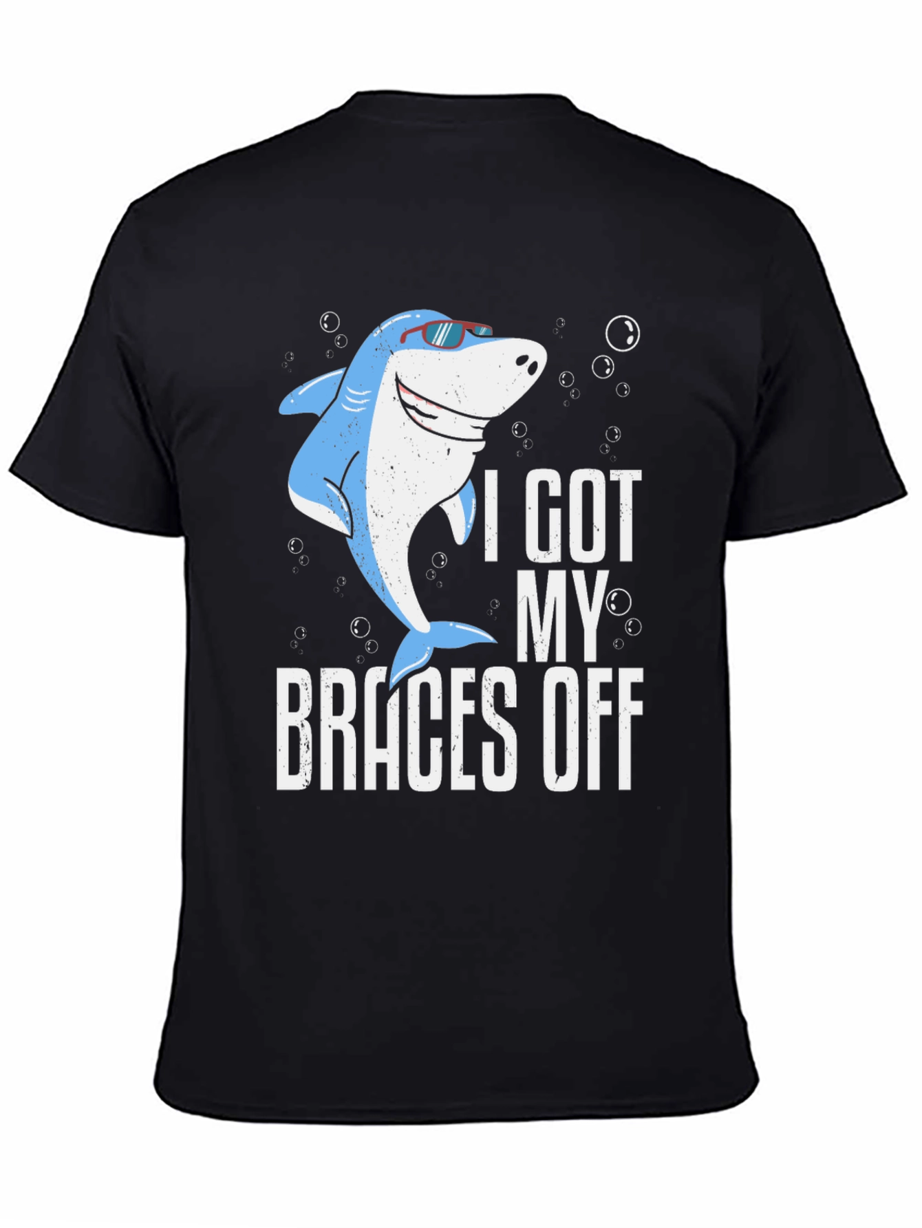 Funny Shark Braces Off T-Shirt