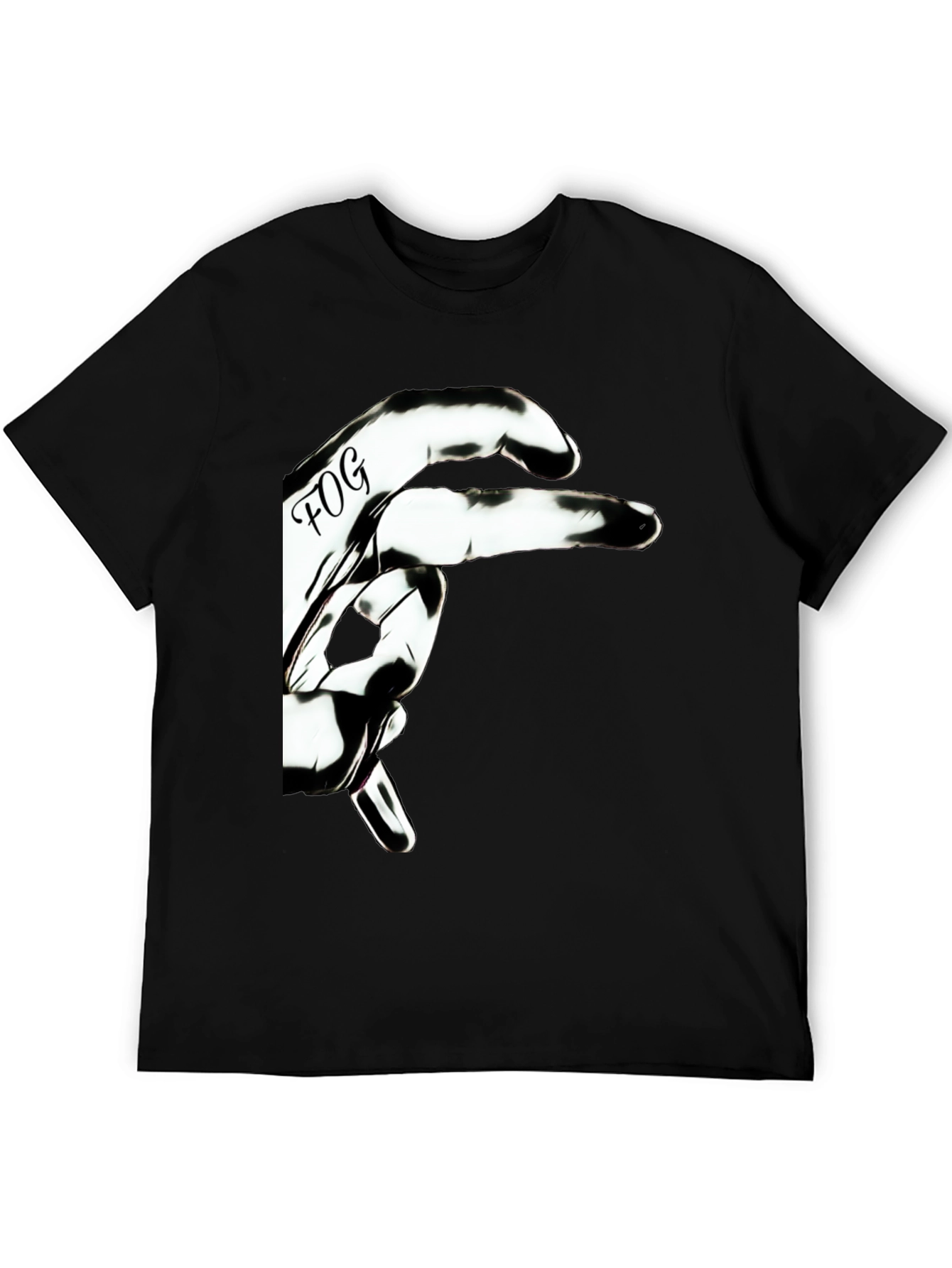 FOG Hand Graphic Black Tee