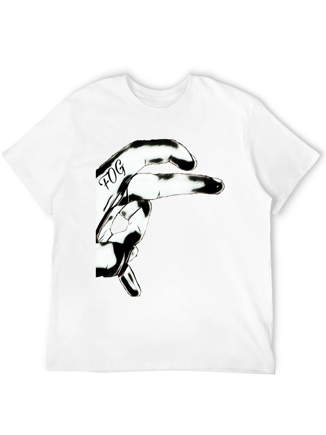 FOG Hand Graphic Black Tee