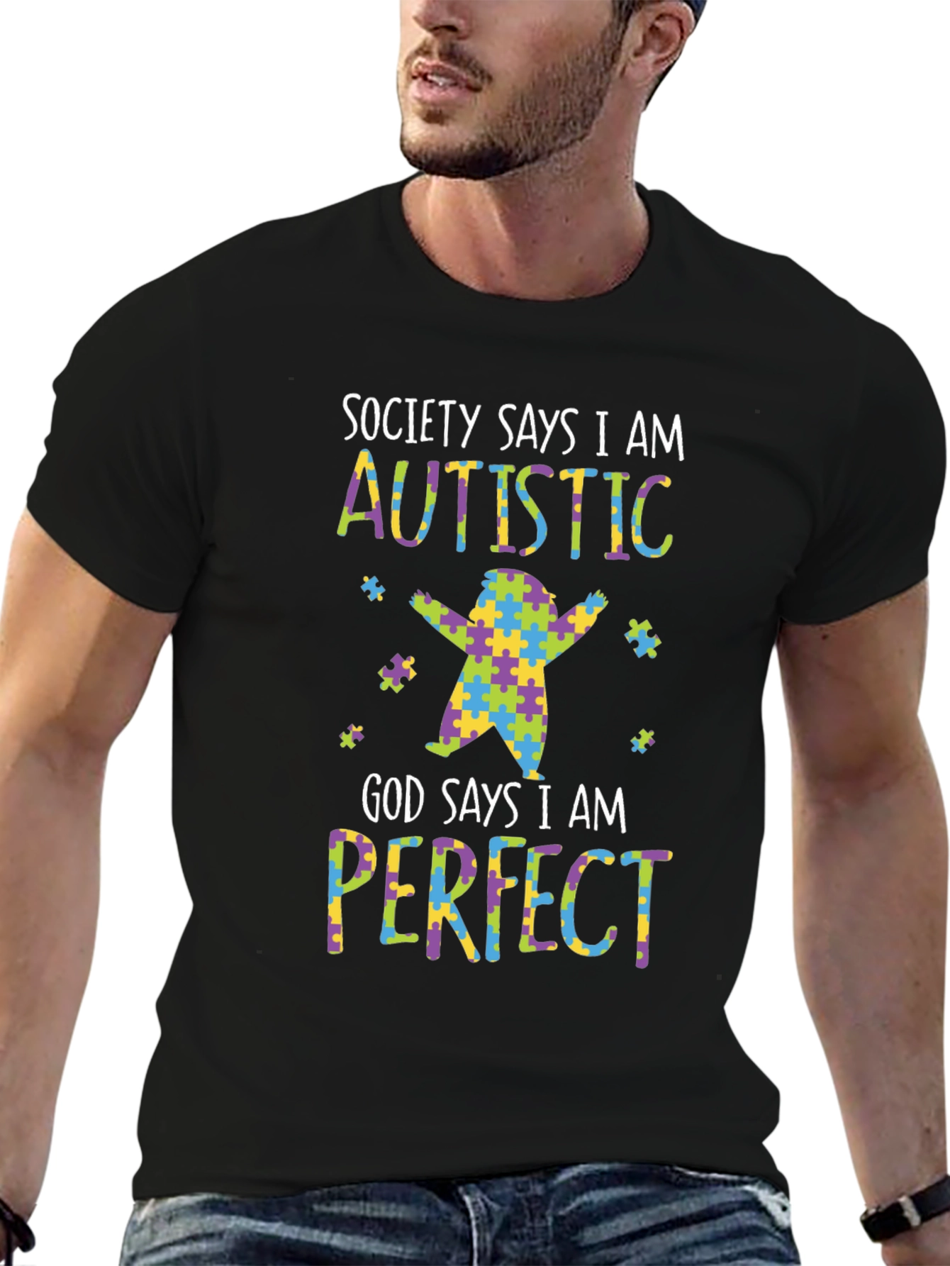 Autism Awareness Puzzle Piece T-Shirt