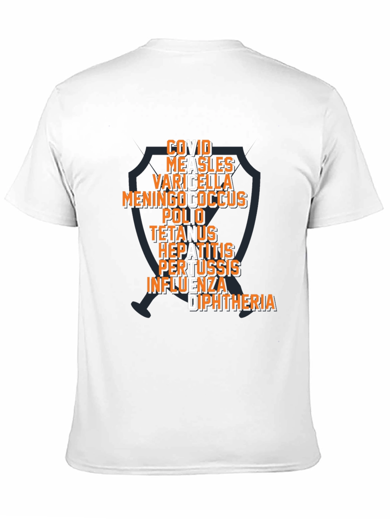 Vaccinated T-Shirt - Disease Shield Tee