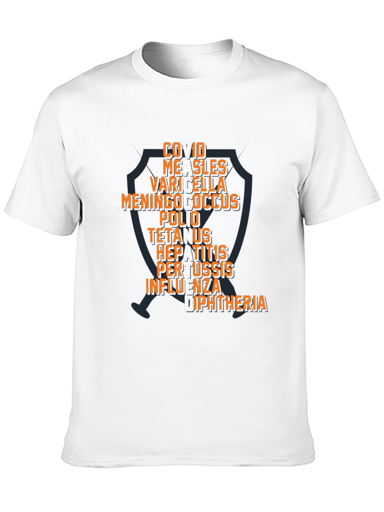 Vaccinated T-Shirt - Disease Shield Tee