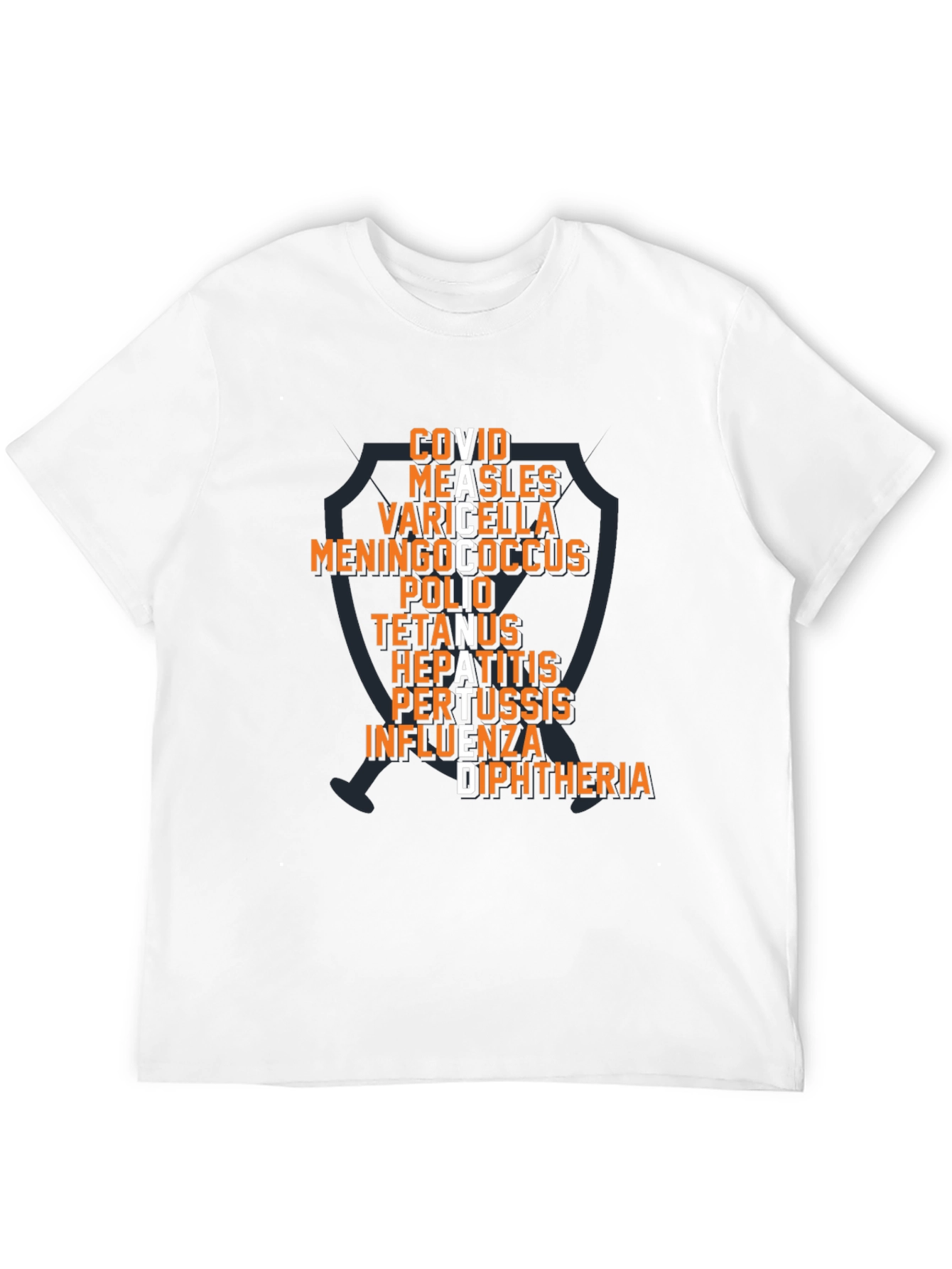 Vaccinated T-Shirt - Disease Shield Tee