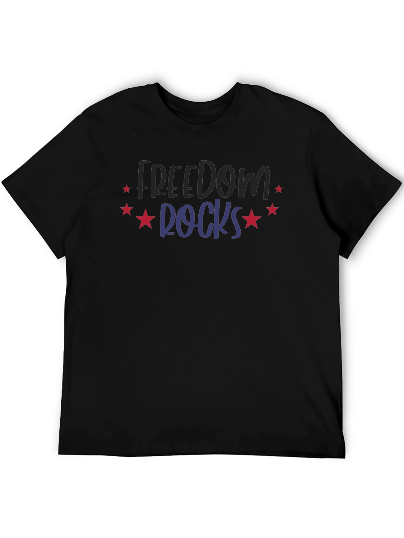 Freedom Rocks T-Shirt - Patriotic Design