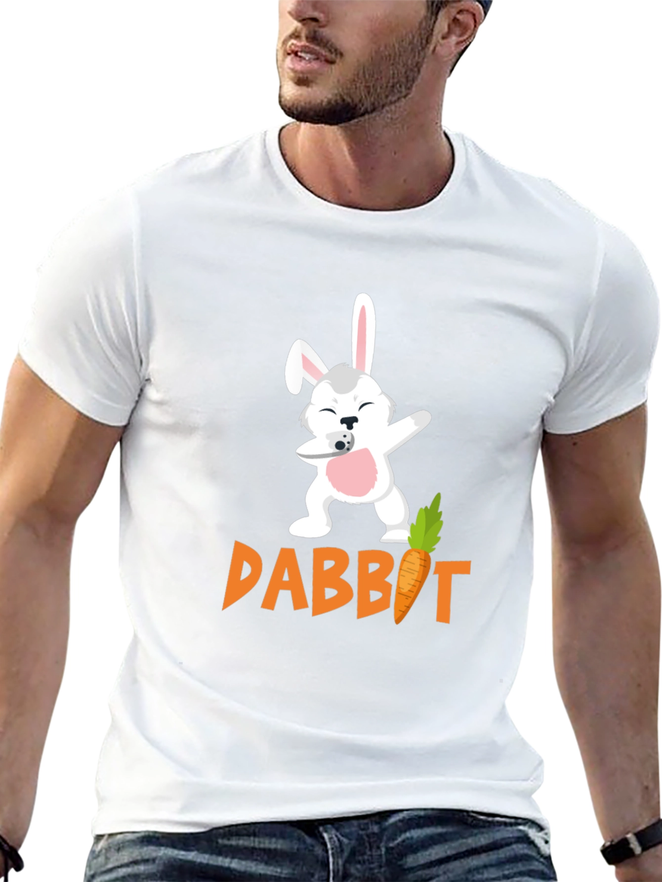 Dabbit T-Shirt - Easter Bunny Dab Carrot Tee