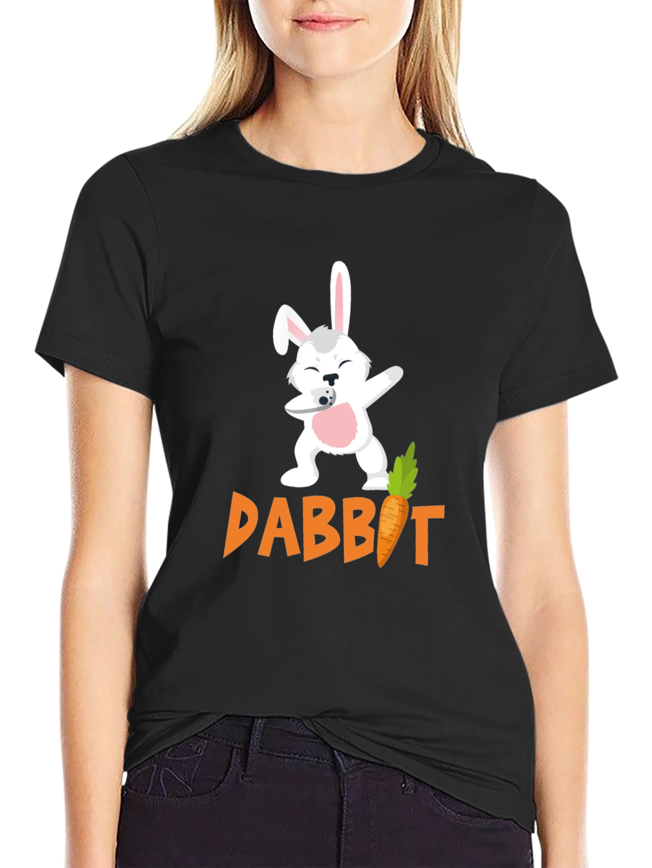 Dabbit T-Shirt - Easter Bunny Dab Carrot Tee