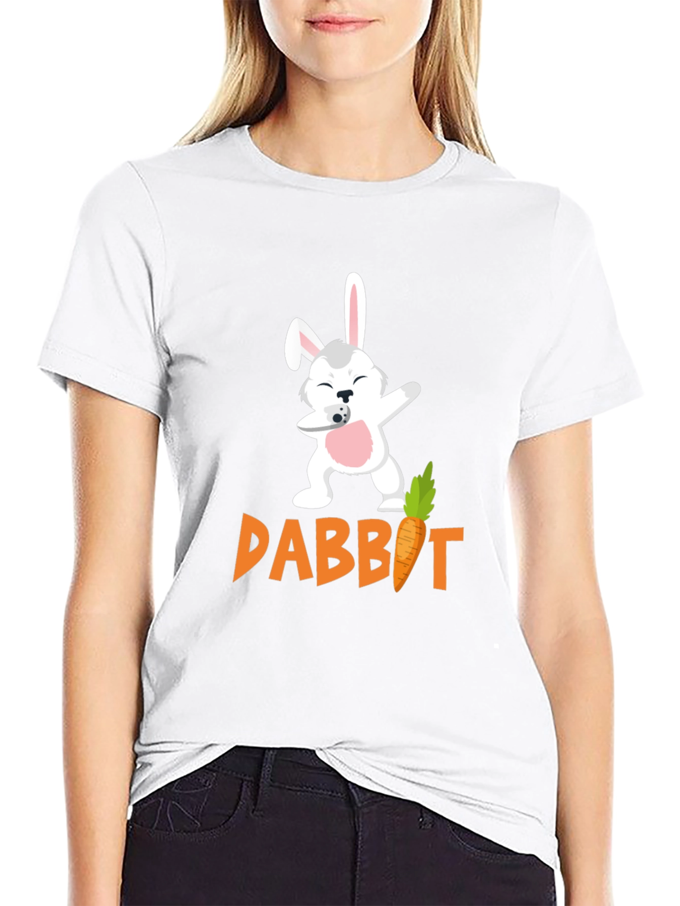 Dabbit T-Shirt - Easter Bunny Dab Carrot Tee