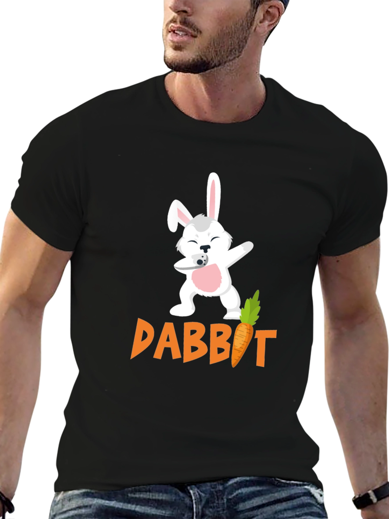 Dabbit T-Shirt - Easter Bunny Dab Carrot Tee