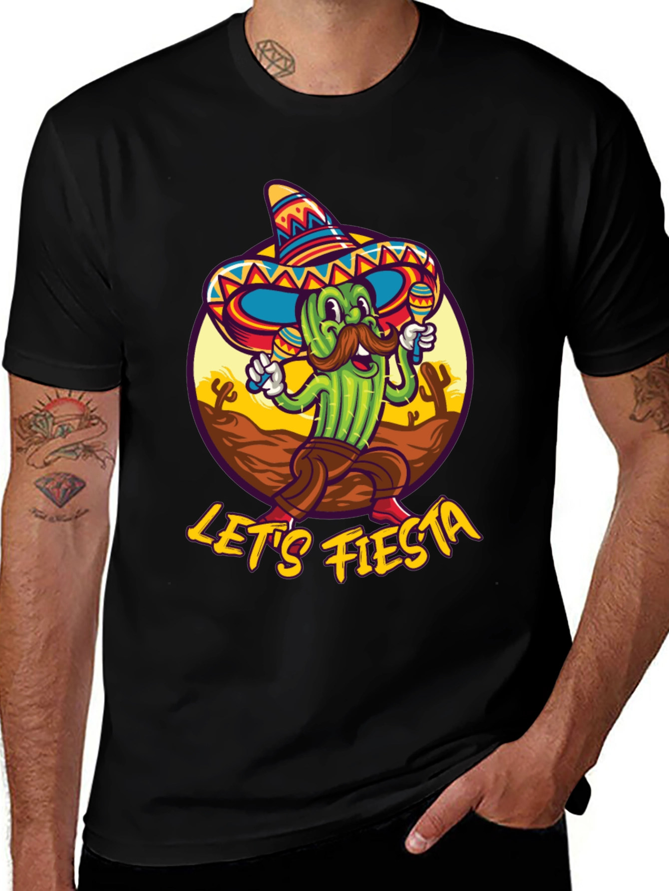 Lets Fiesta Cactus T-Shirt