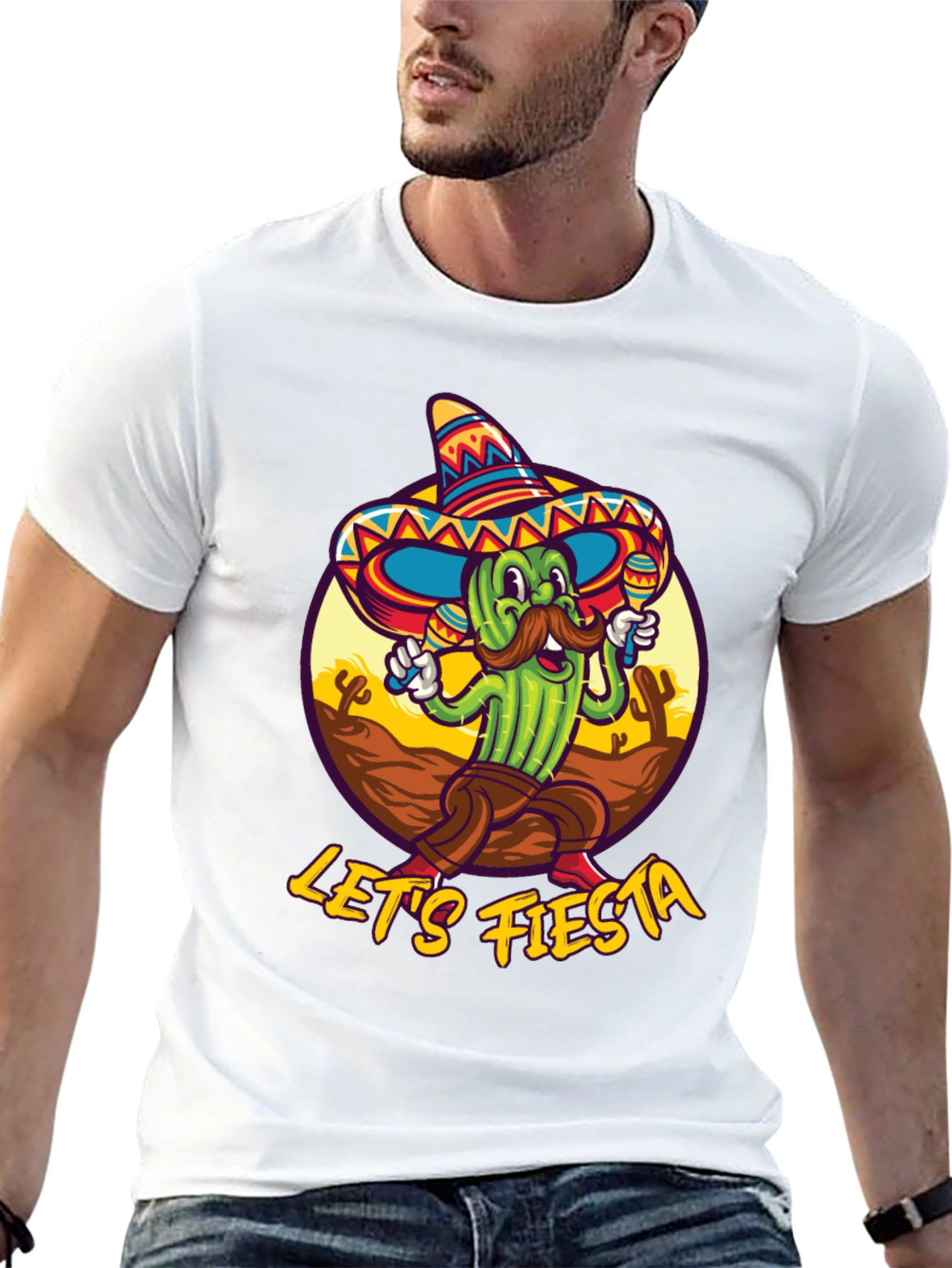 Lets Fiesta Cactus T-Shirt