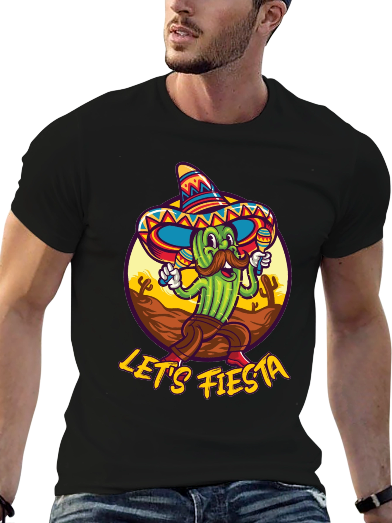 Lets Fiesta Cactus T-Shirt