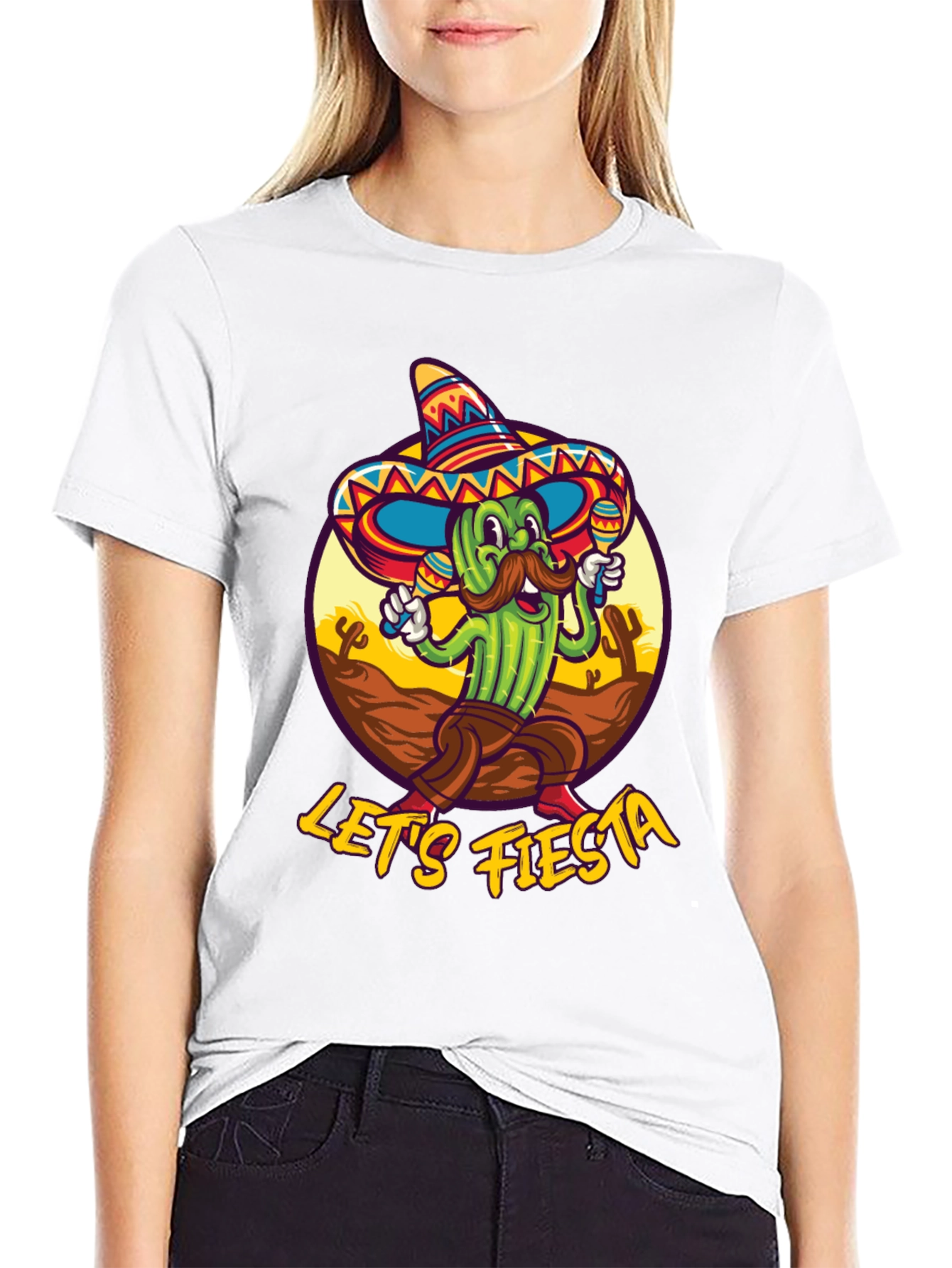 Lets Fiesta Cactus T-Shirt