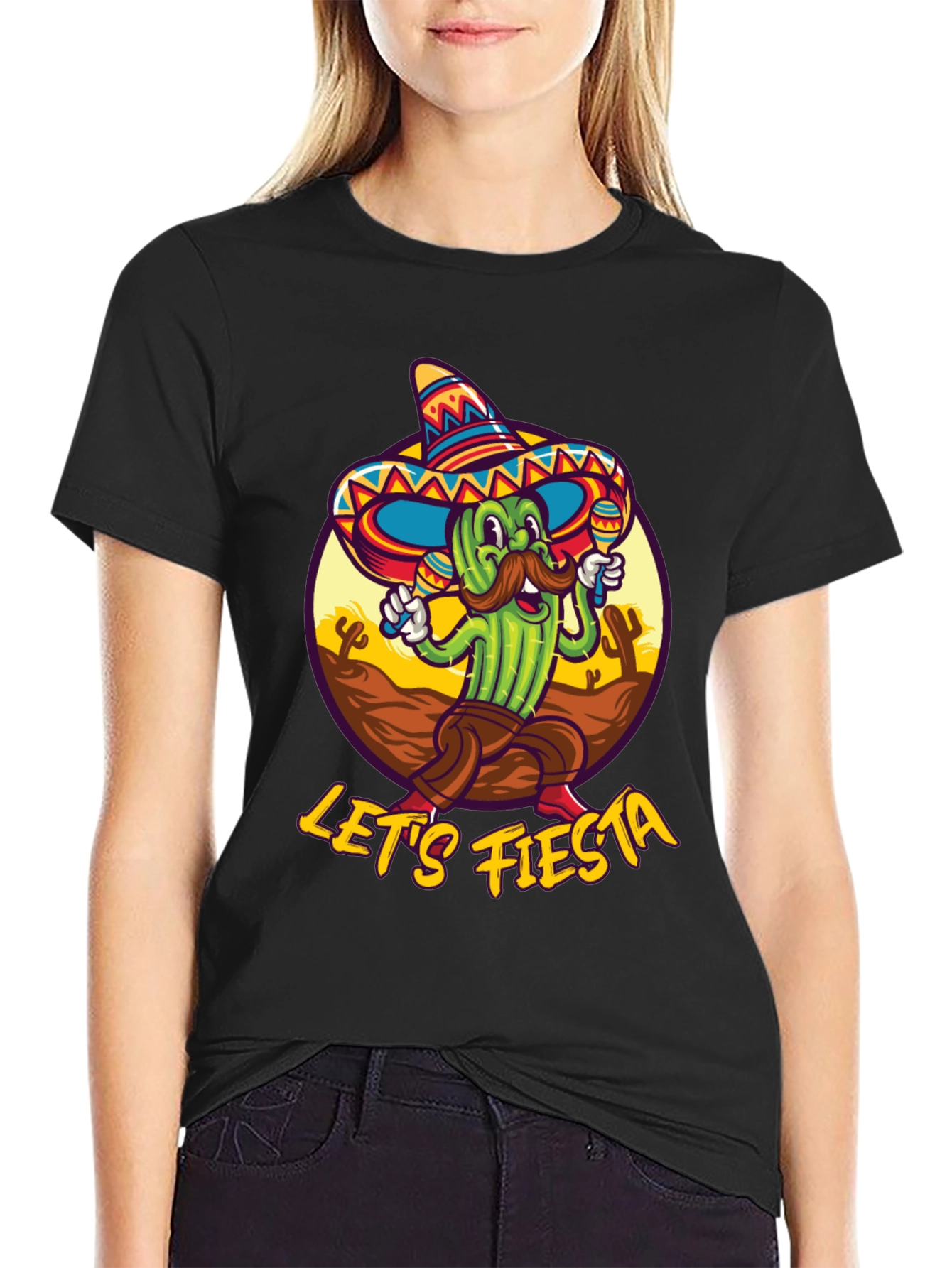 Lets Fiesta Cactus T-Shirt
